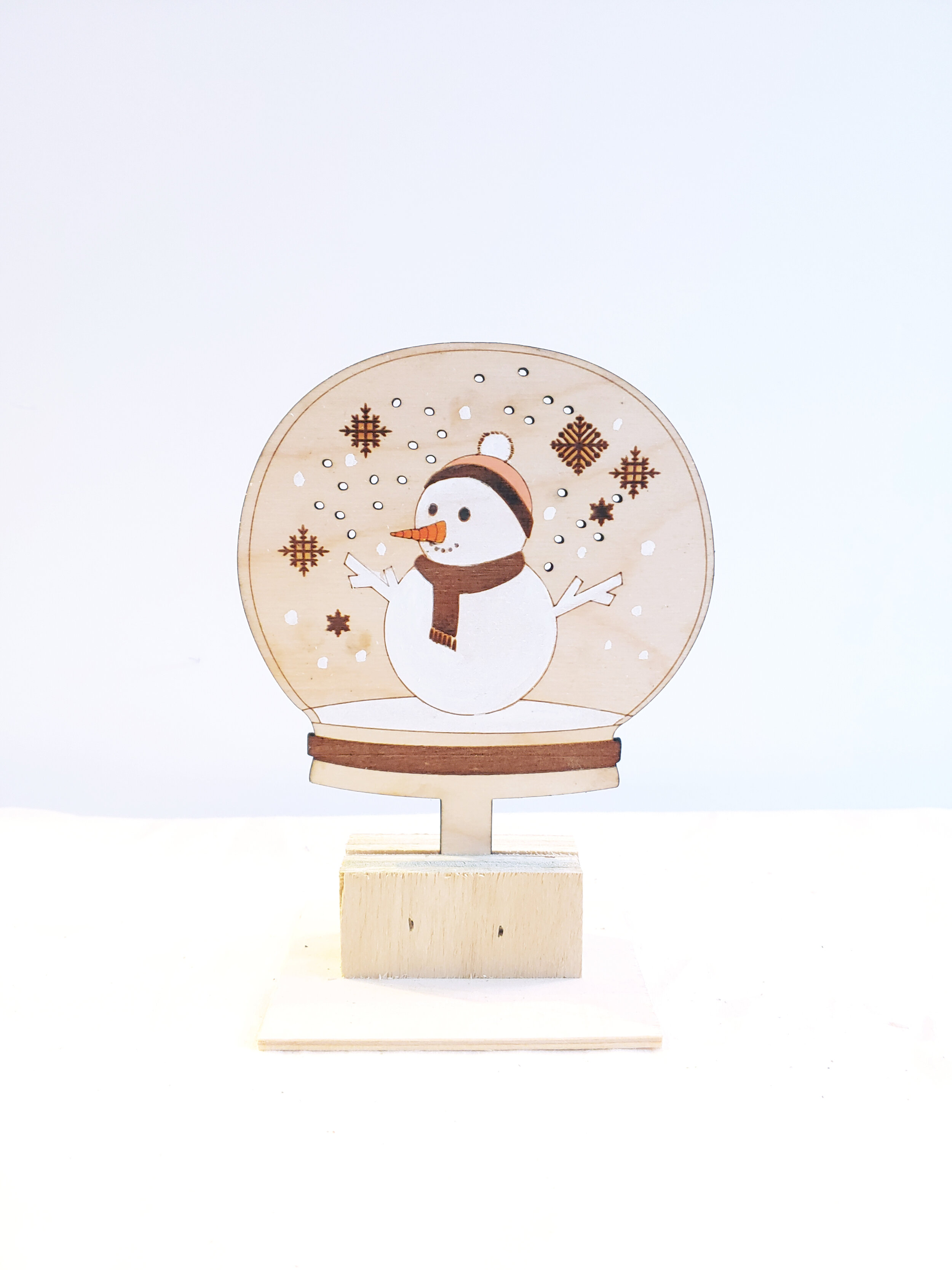 Wholesale + Standing Snow Globe (Quantity of 5)
