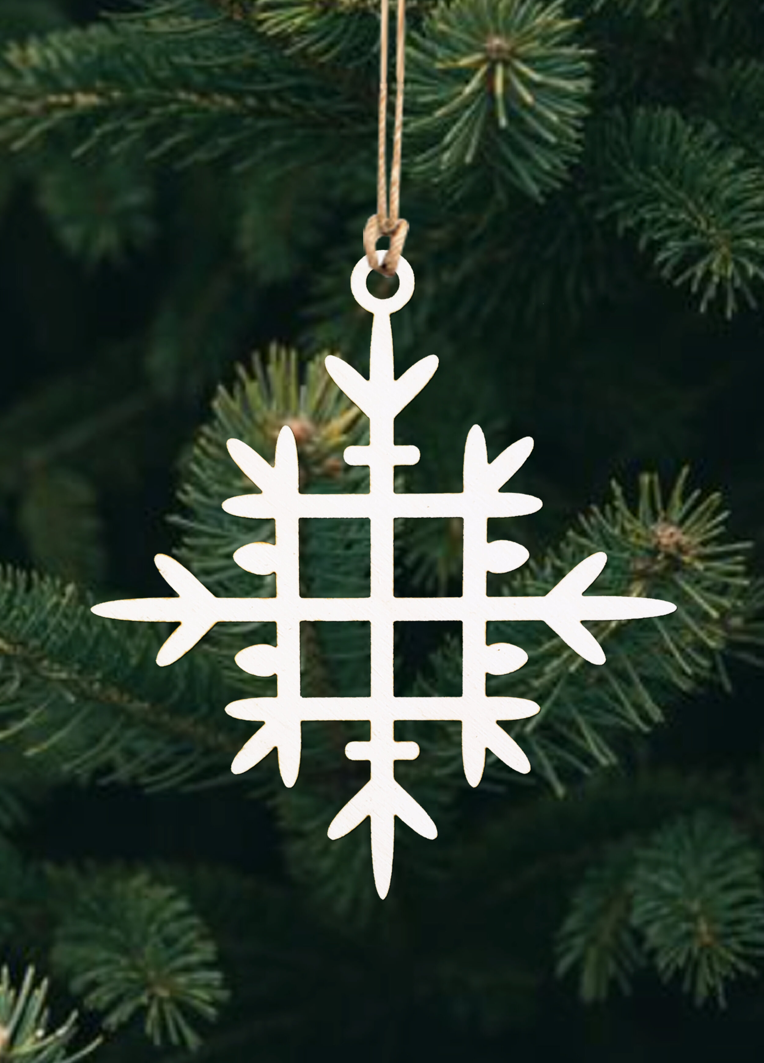 Wholesale + Cut Out Mod Snowflake (Quantity of 15)