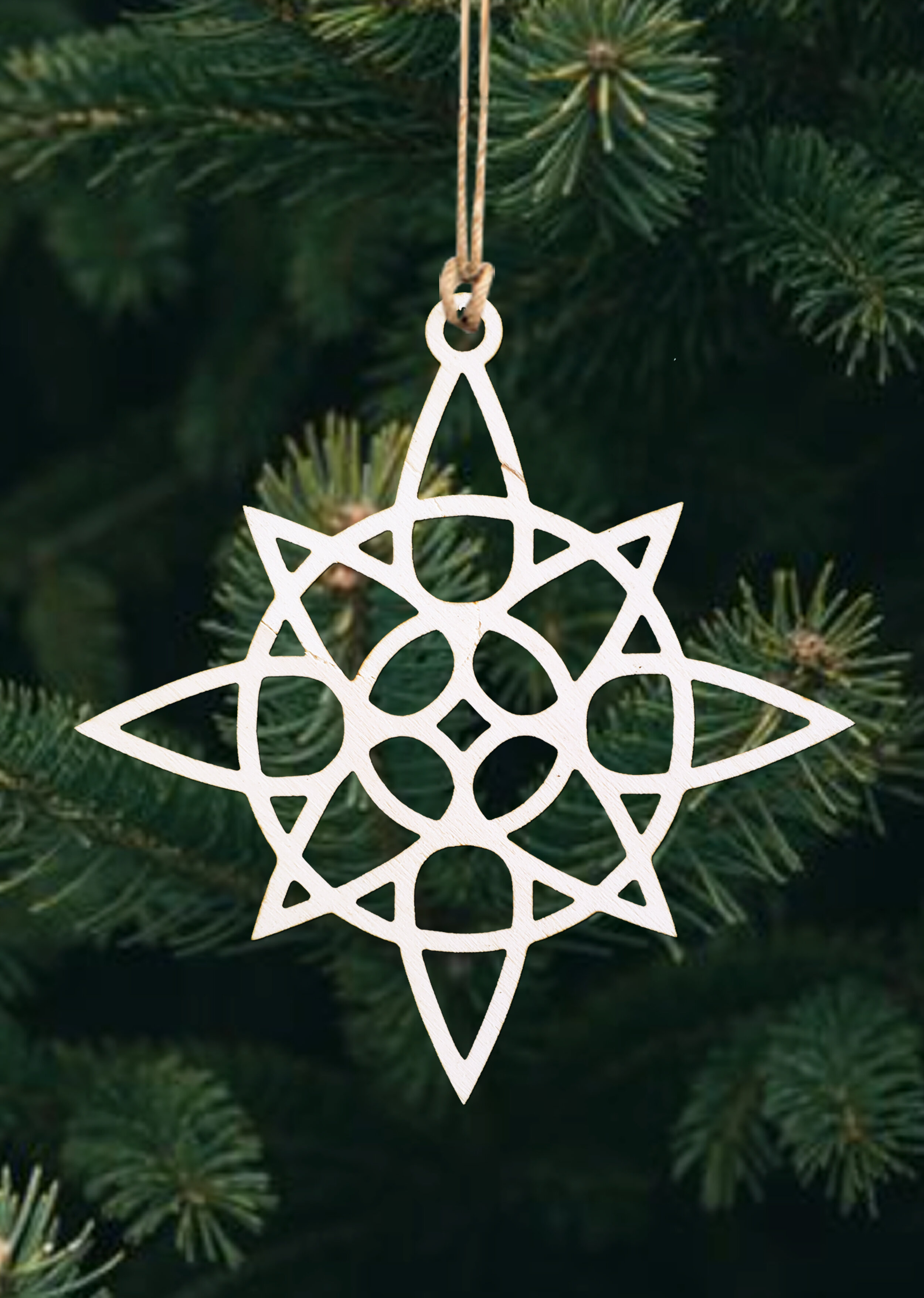 Starburst Circular Snowflake