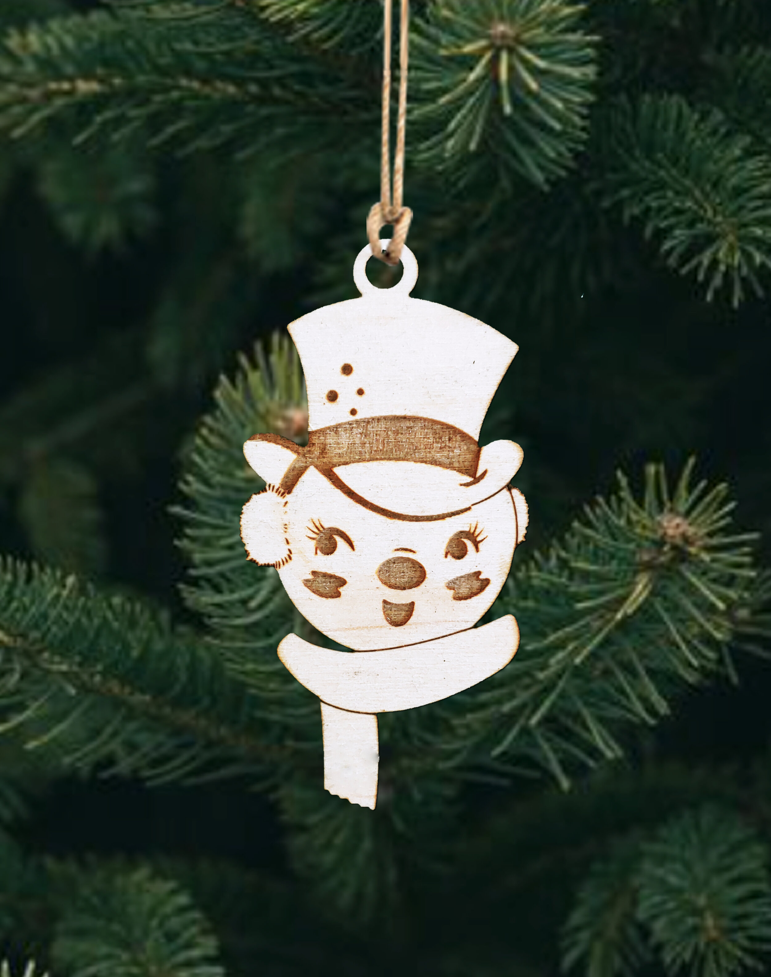 Wholesale + Vintage Snowman Face (Quantity of 15)