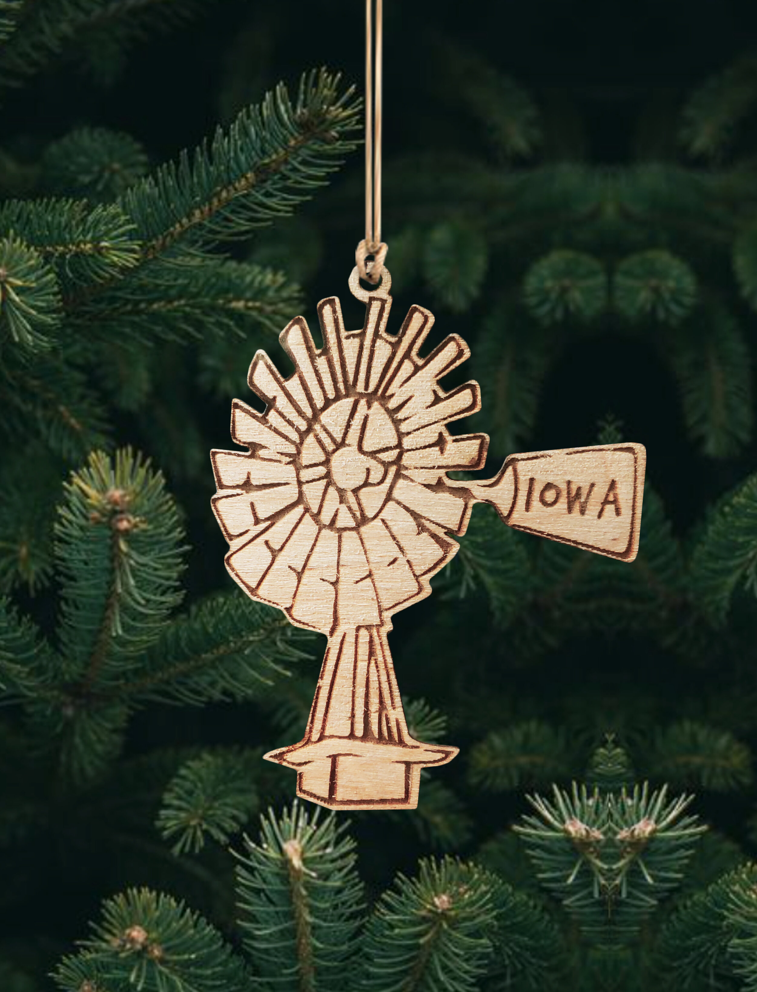 Wholesale + Iowa Windmill Ornament (Quantity of 15)