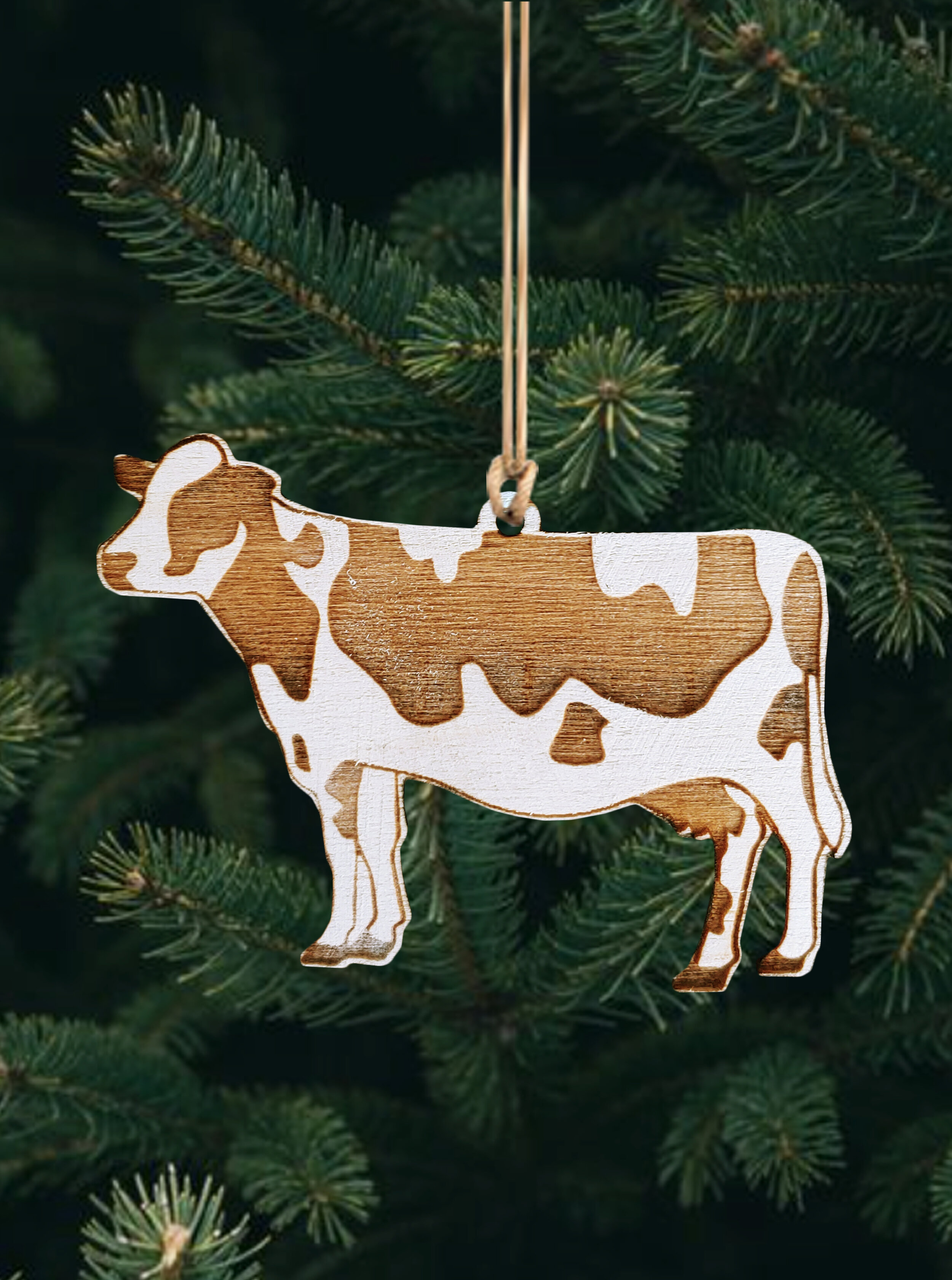 Wholesale + Cow Ornament (Quantity of 15)