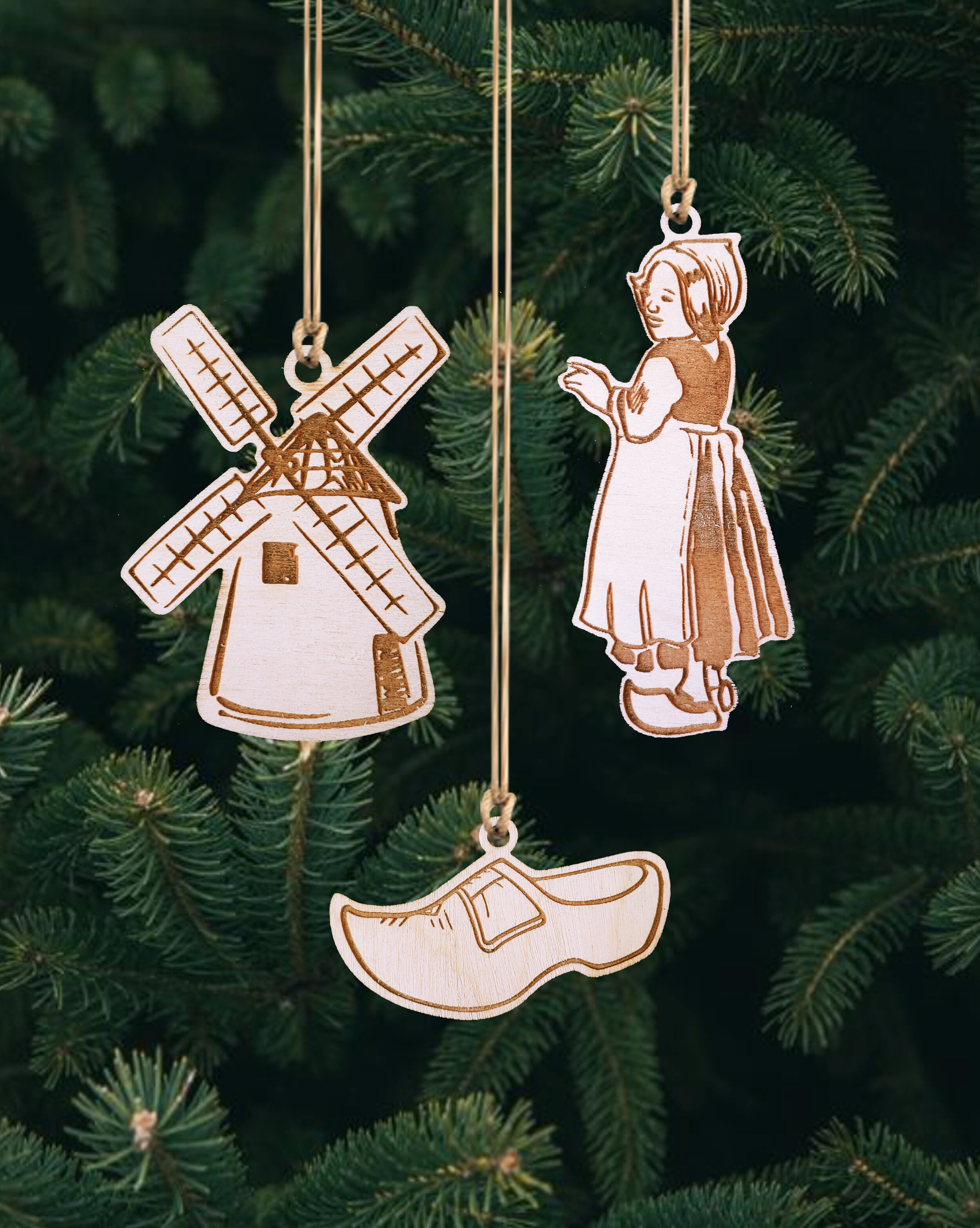 Wholesale + Dutch Heritage Ornament Set (Quantity of 10)