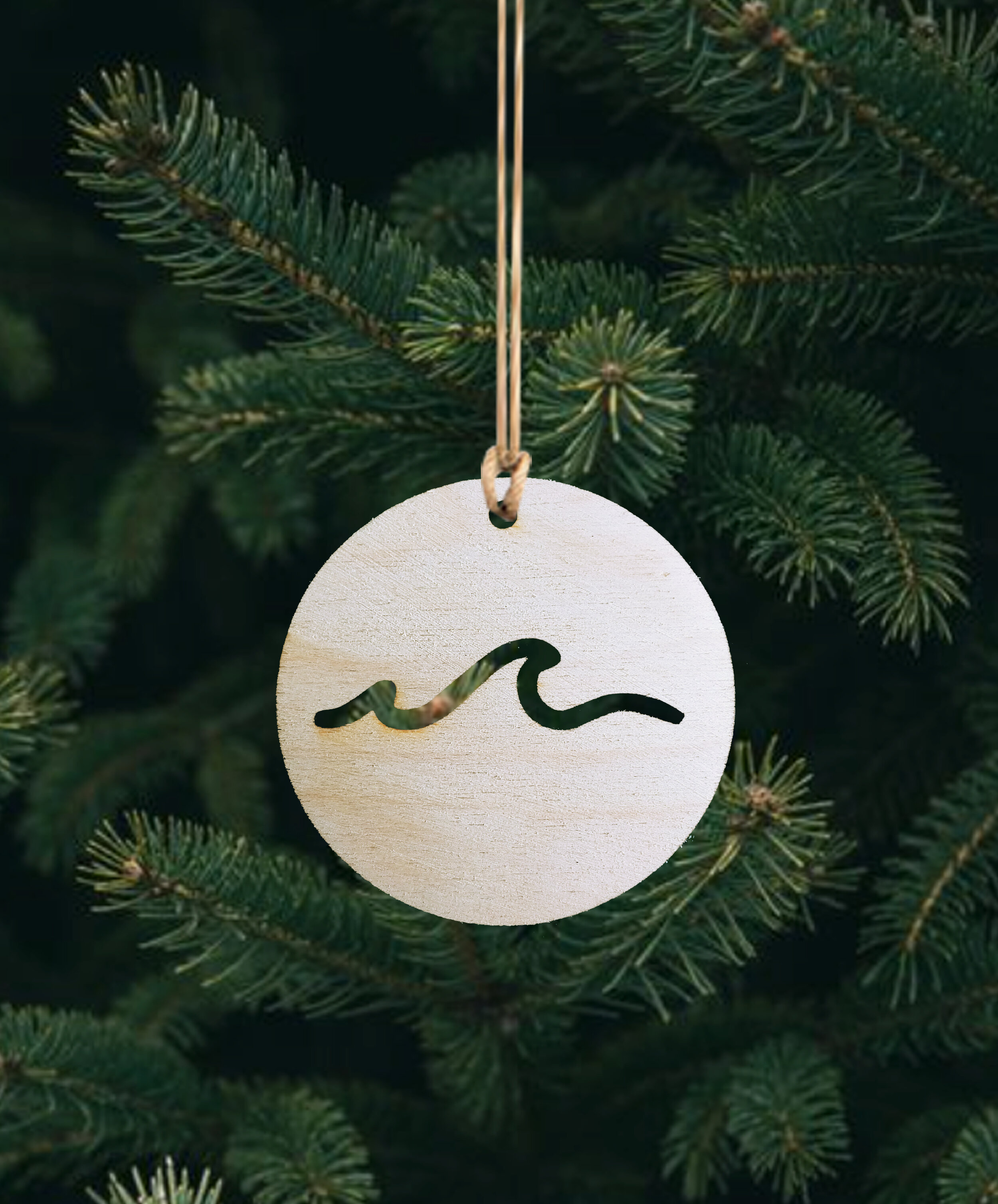 The Cut Out Wave Ball Ornament (Quantity of 15)