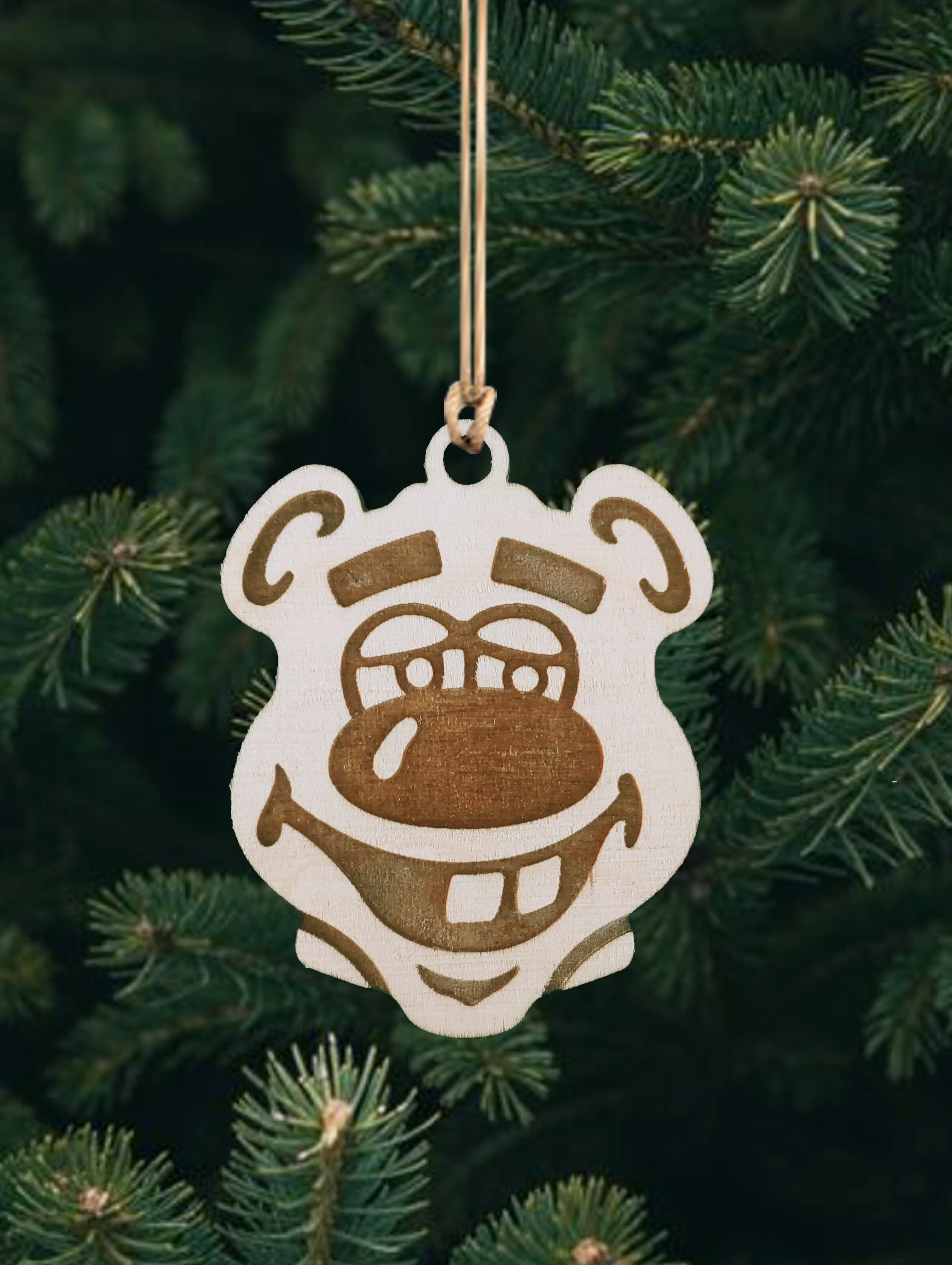 Bear's Restaurant Bear Head Ornament