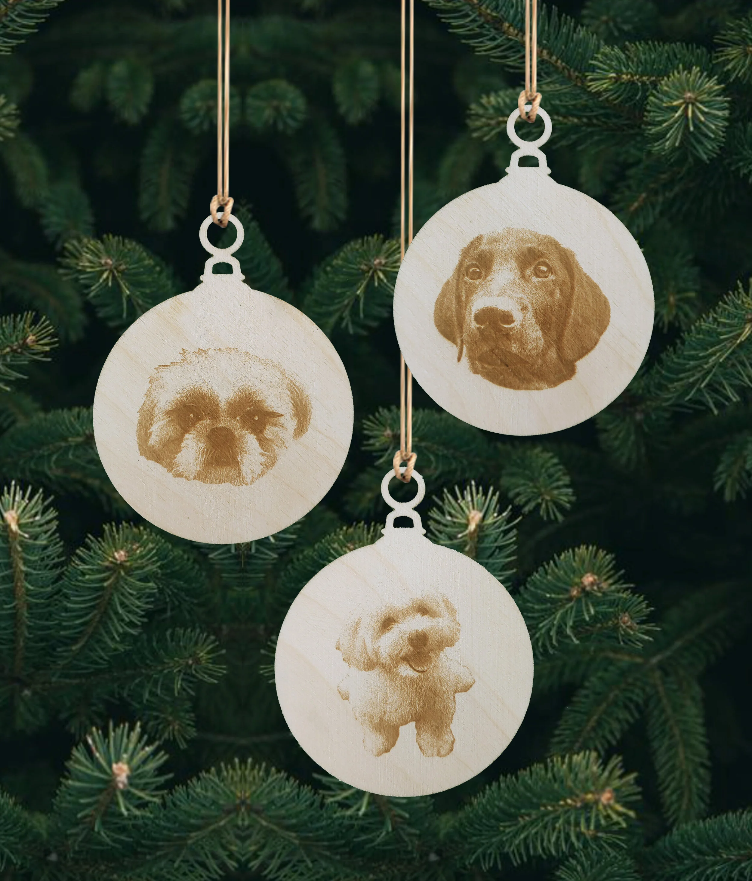 Custom Pet Portrait Ornament