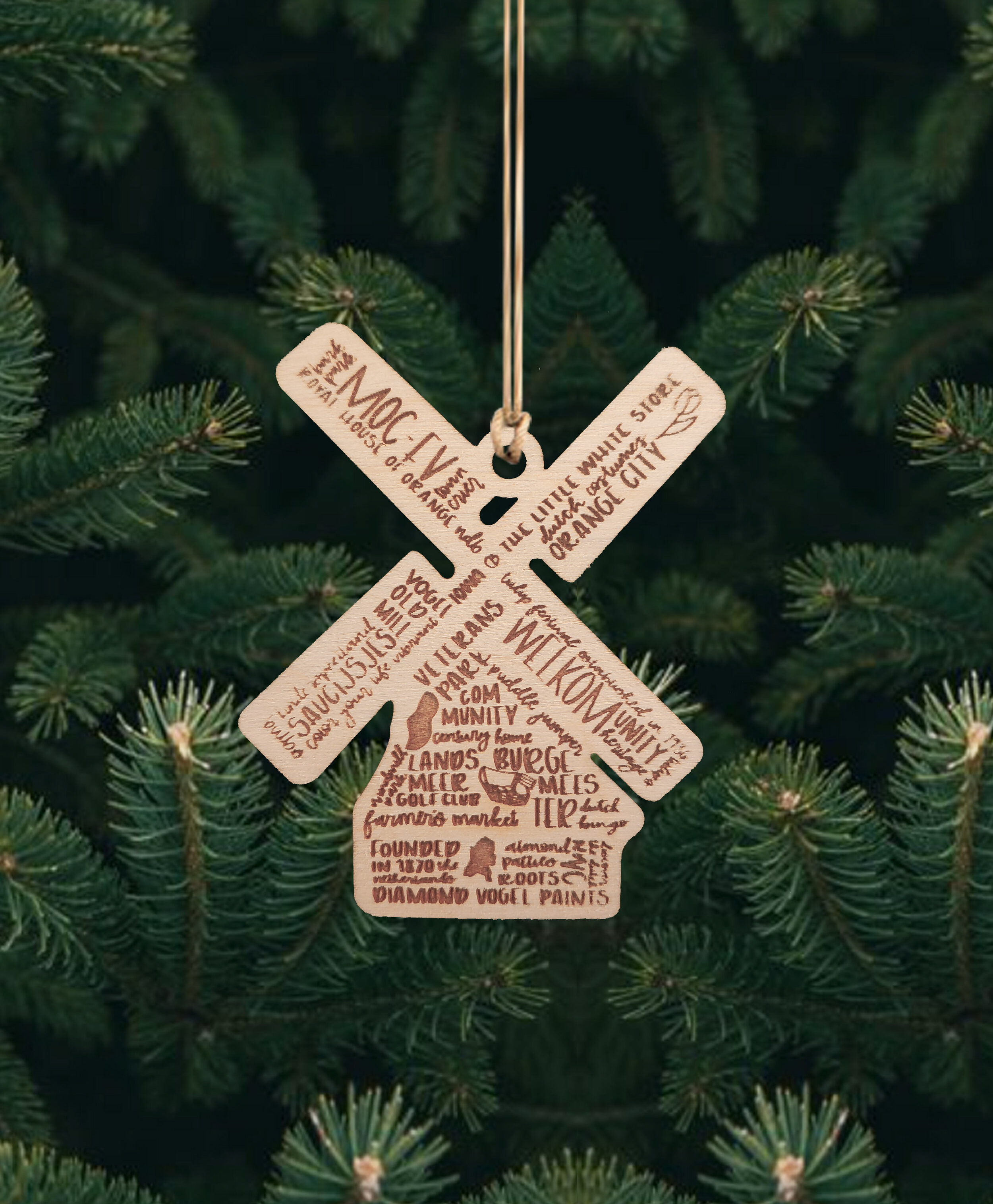 Wholesale + Orange City Windmill (Quantity of 15)