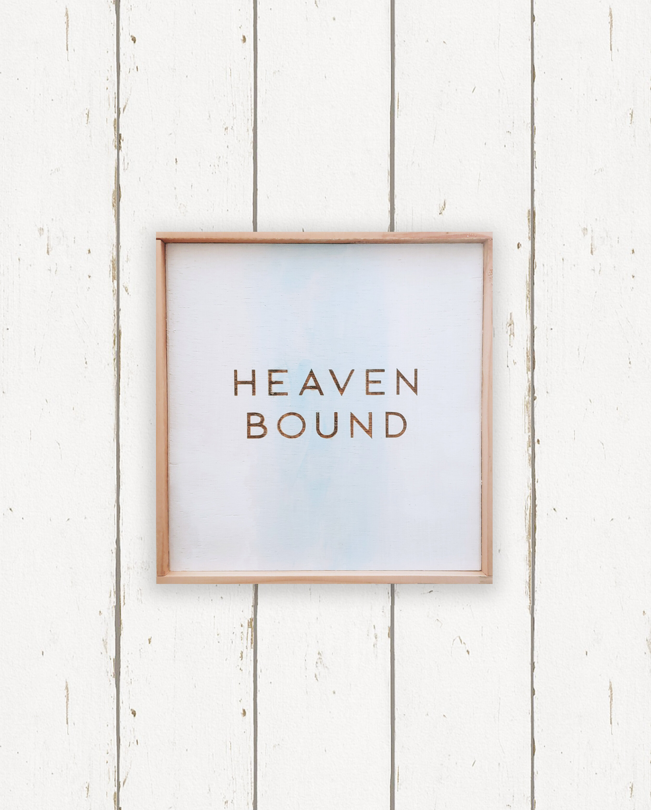 Wholesale + Heaven Bound Hand Painted Sign (Quantity of 5)