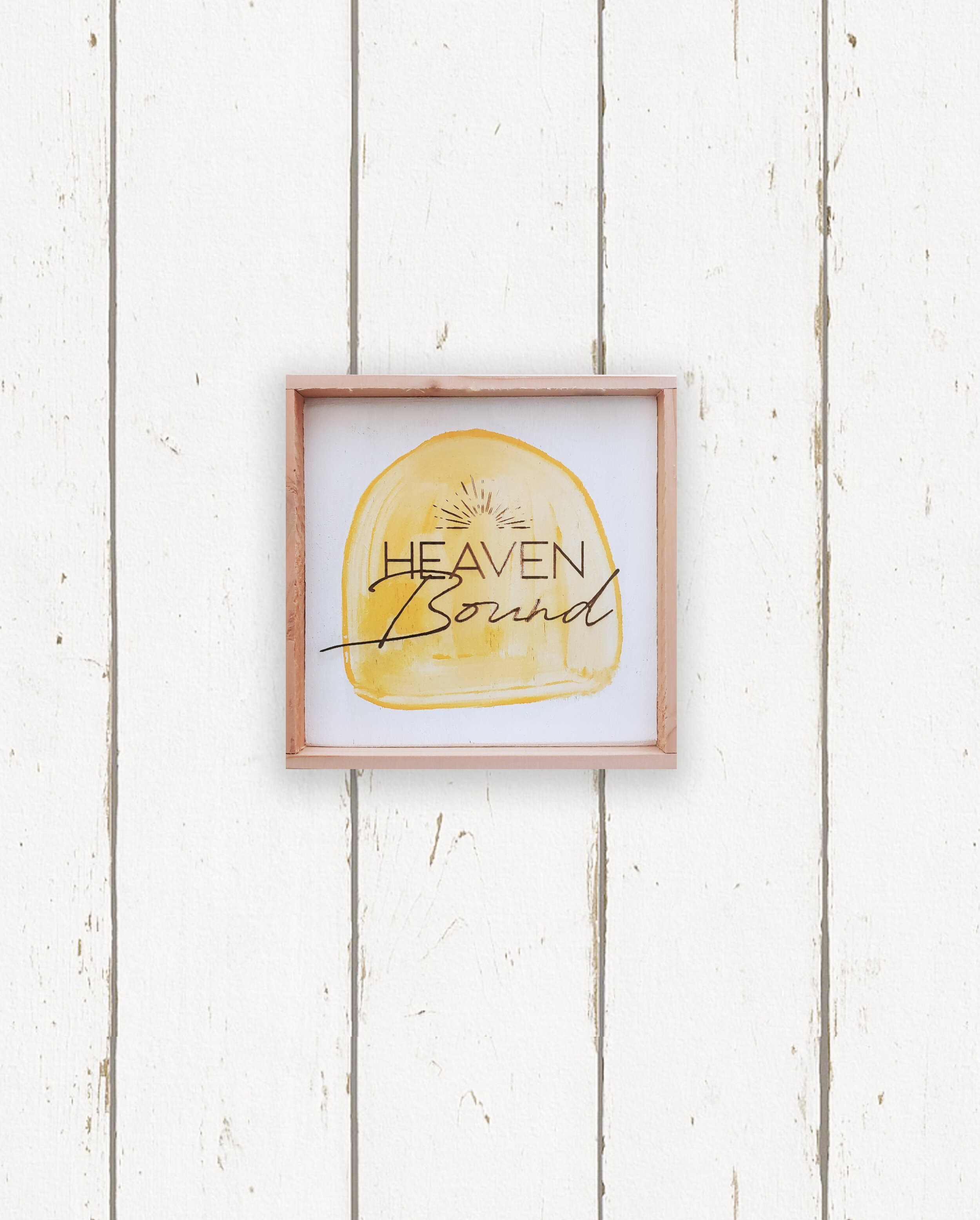 Wholesale + Golden Arch Heaven Bound Hand Painted Sign (Quantity of 6)