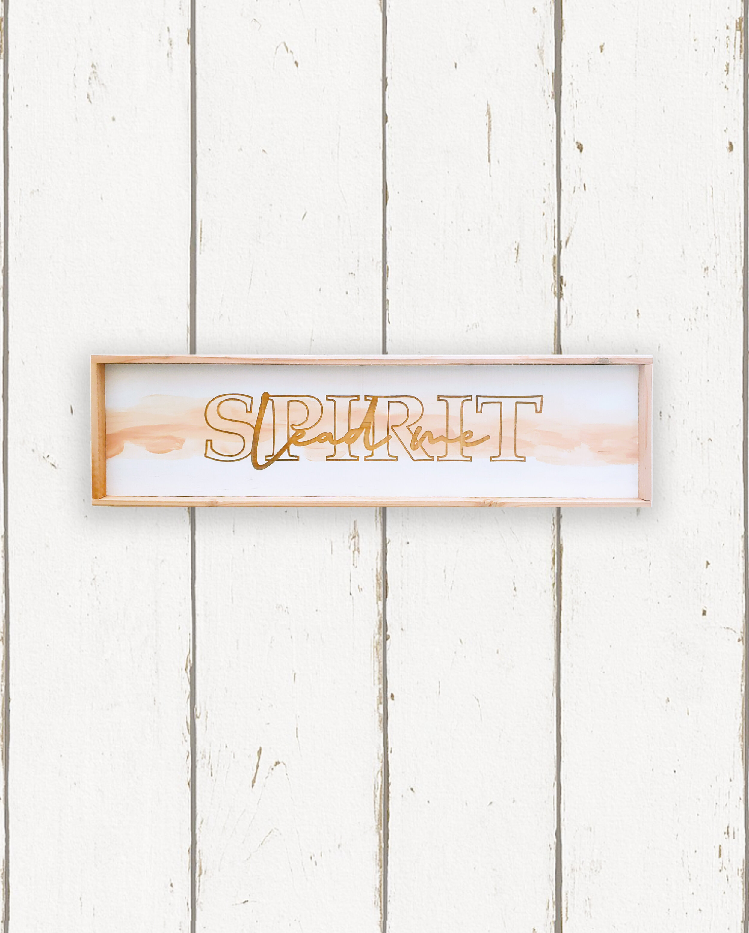 Wholesale + Spirit Lead Me Hand Painted Sign (Quantity of 5)