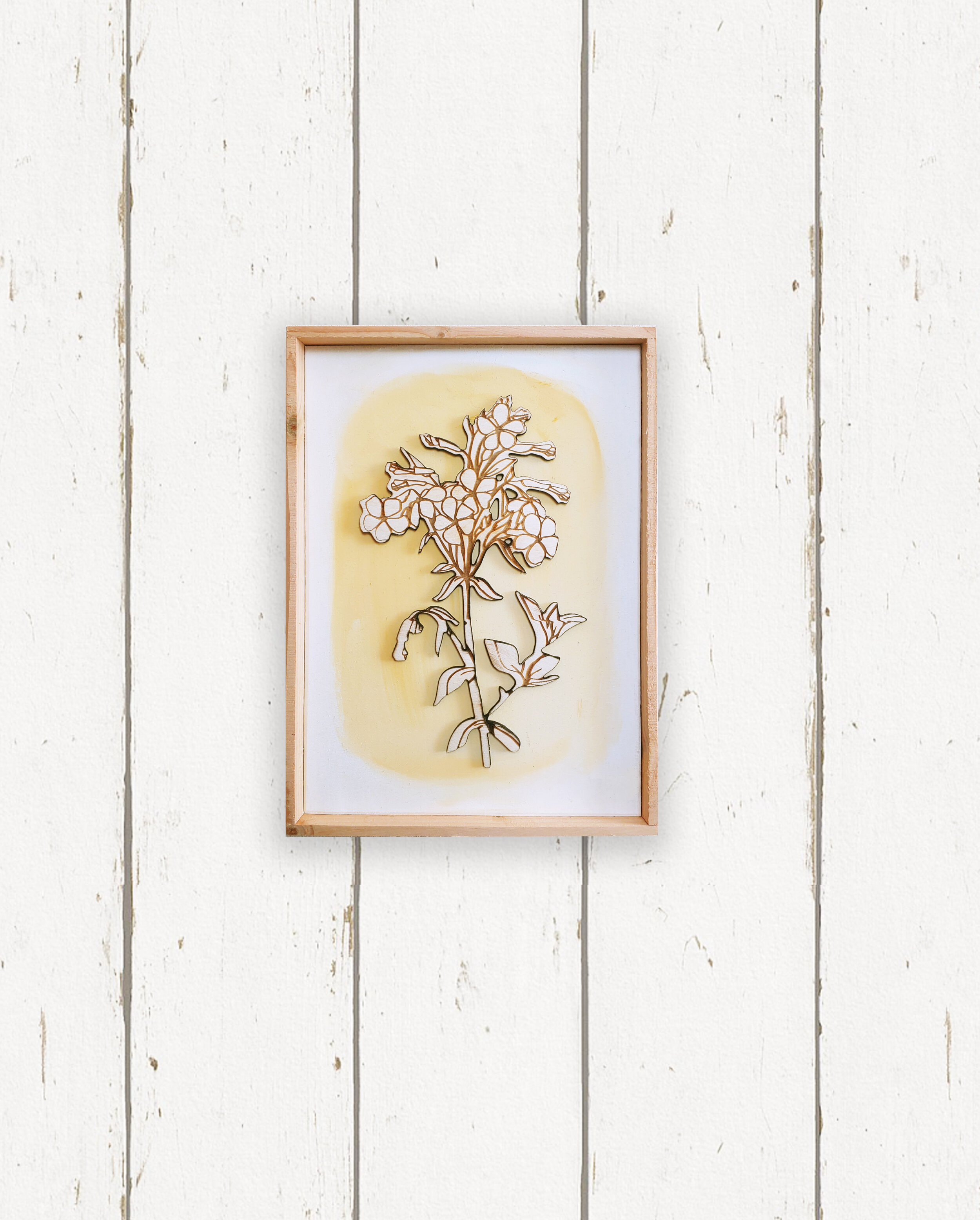 Wholesale + Yellow Wildflower Hand Painted Sign (Quantity of 5)