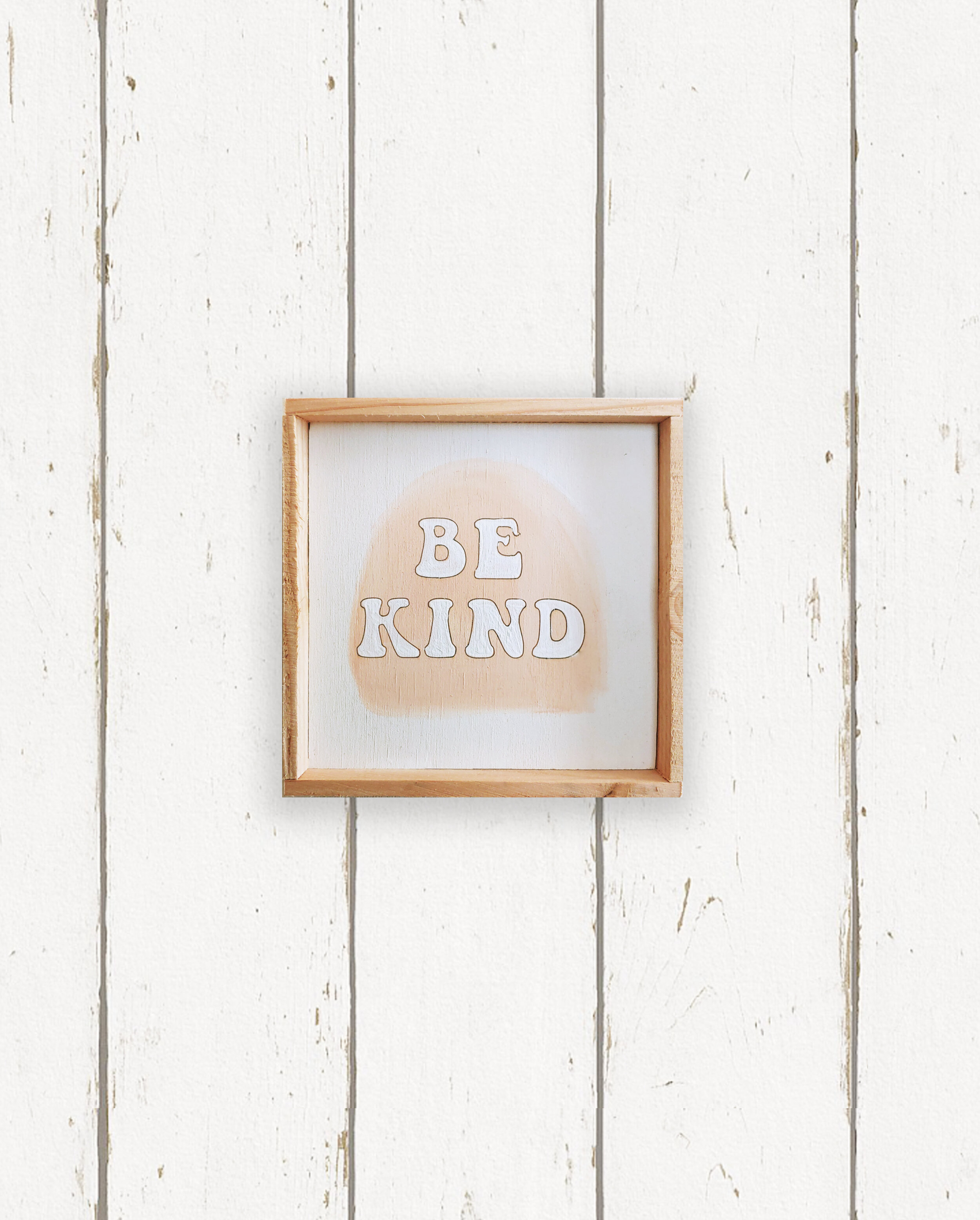 Wholesale + Be Kind Taupe Arch Hand Painted Sign (Quantity of 6)