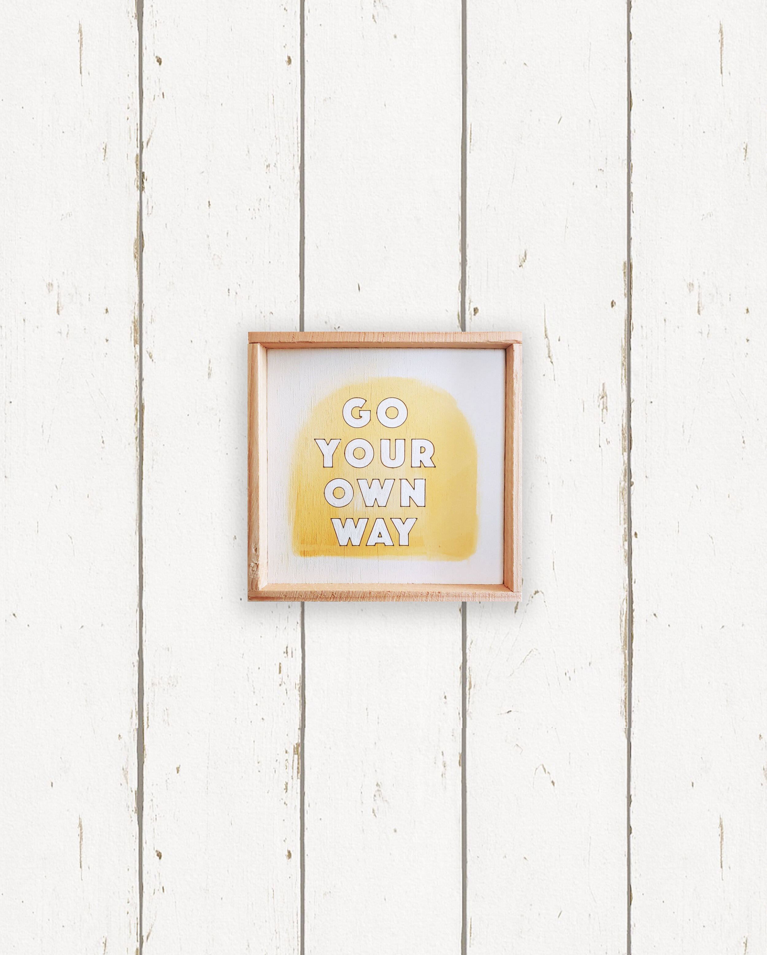 Wholesale + Go Your Own Way Hand Painted Sign (Quantity of 6)