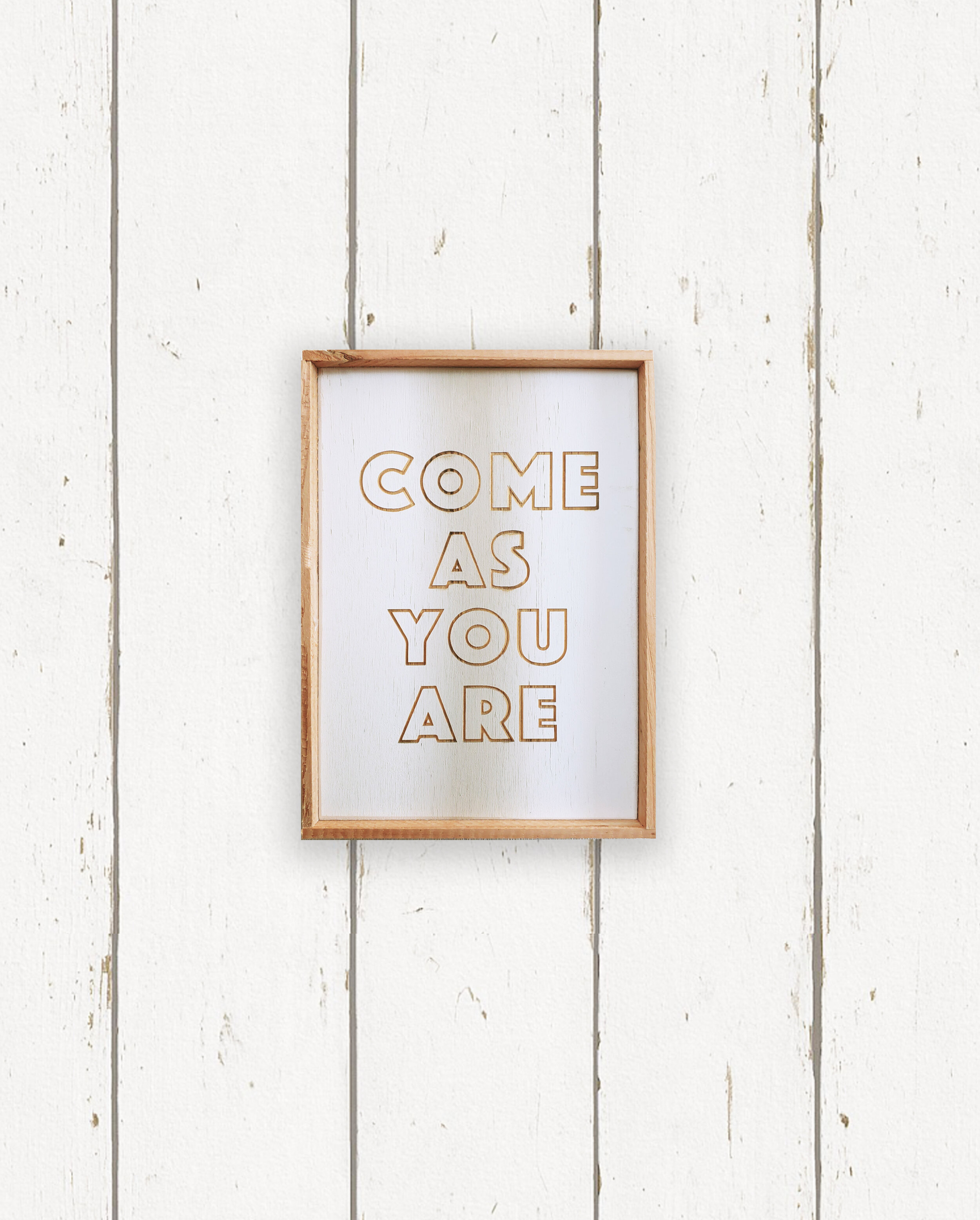 Wholesale + Come as You Are Hand Painted Sign (Quantity of 5)