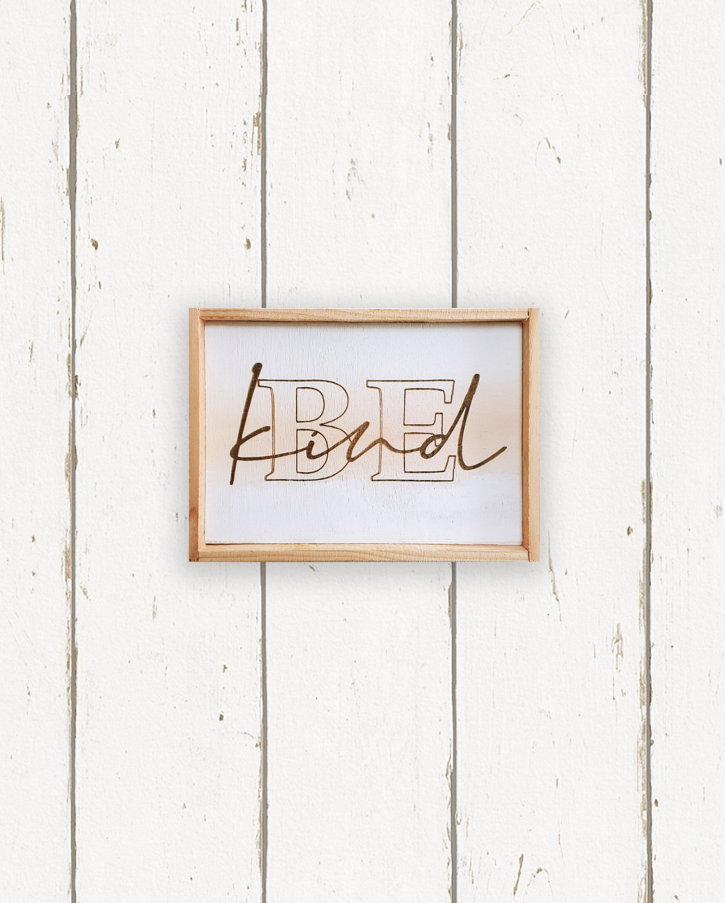 Wholesale + Be Kind Taupe Hand Painted Sign (Quantity of 6)