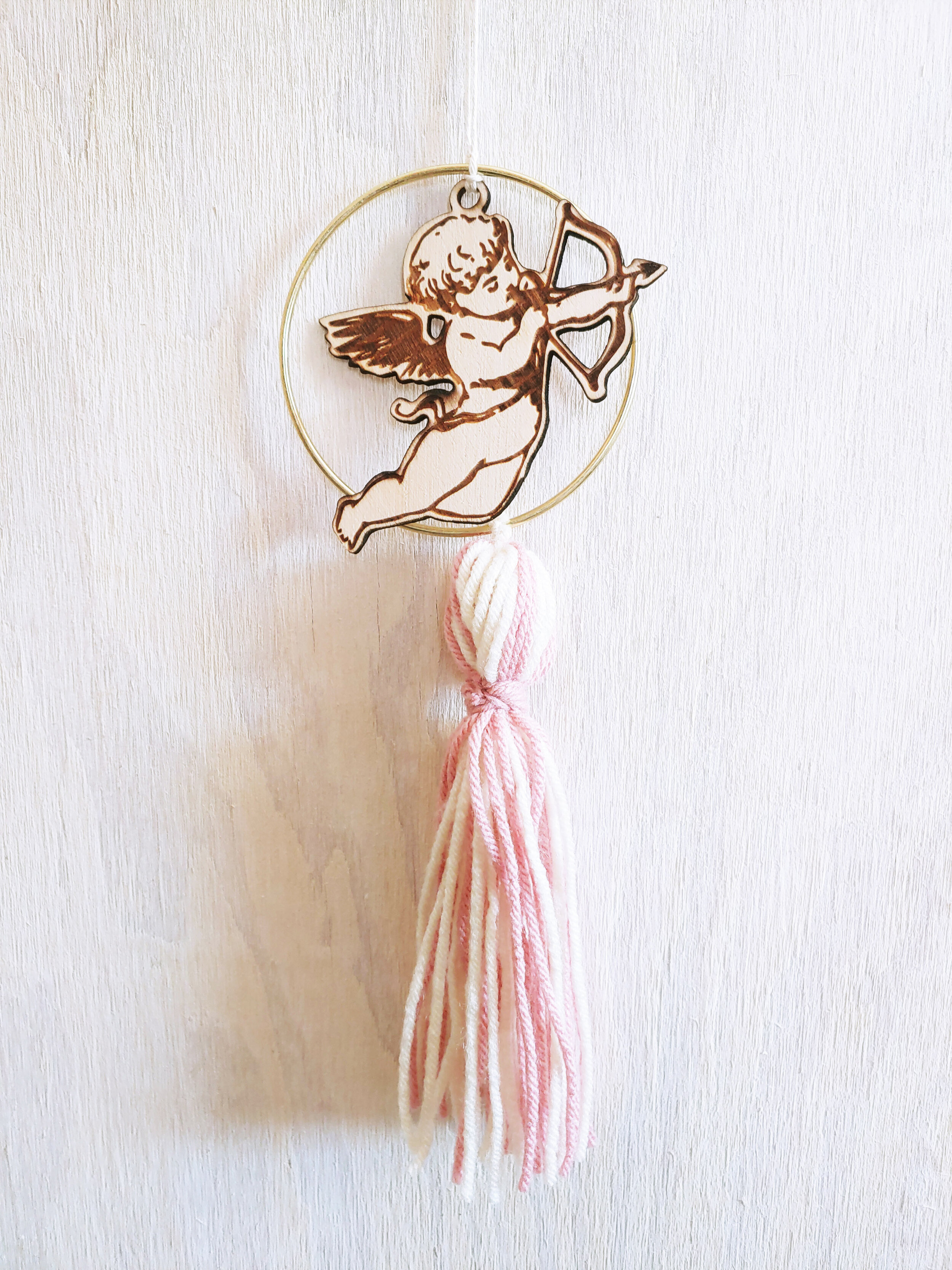 Wholesale + Cupid Tassel Wall Hanging (Quantity of 5)