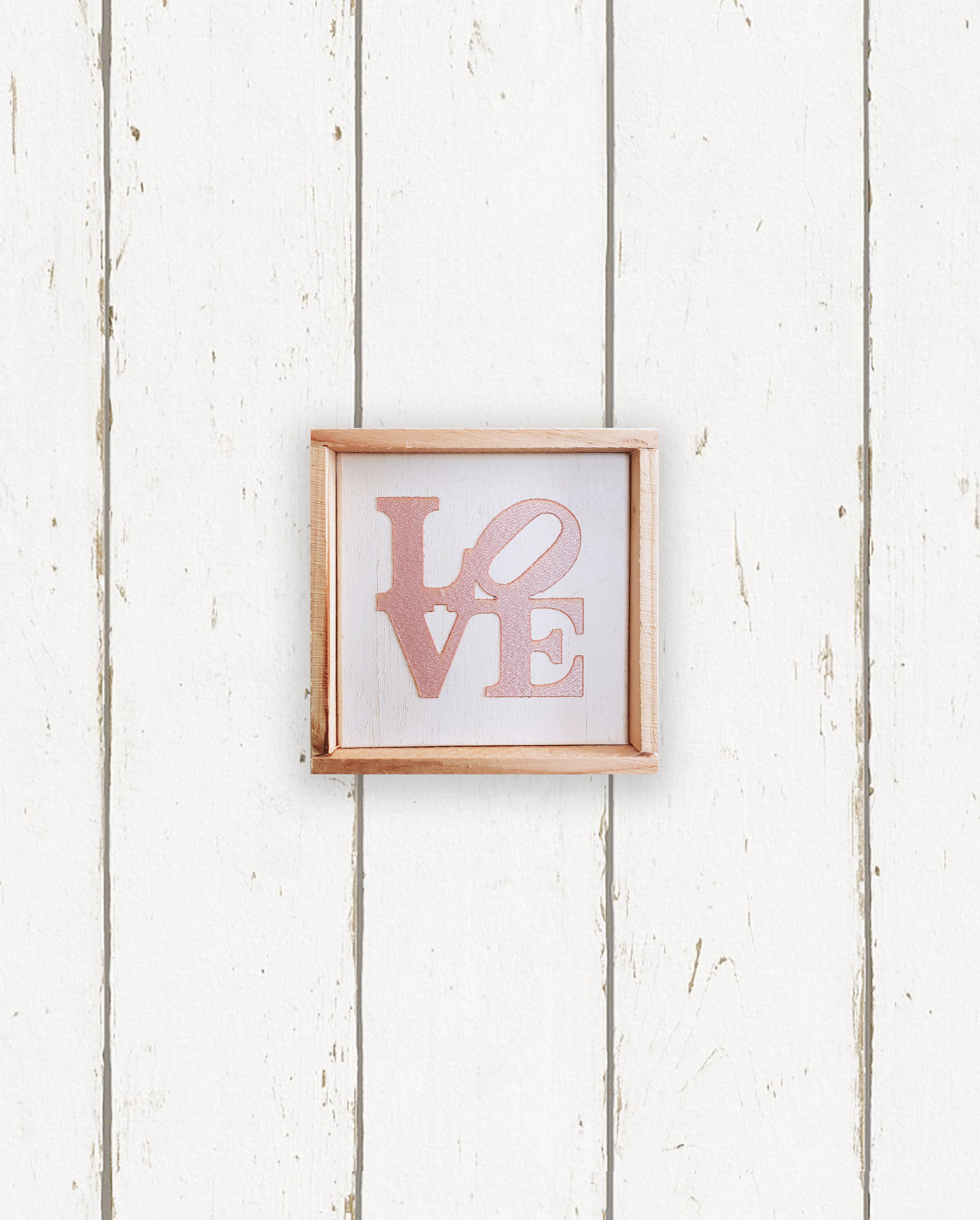 Wholesale + Pink Satin Love Sign (Quantity of 6)