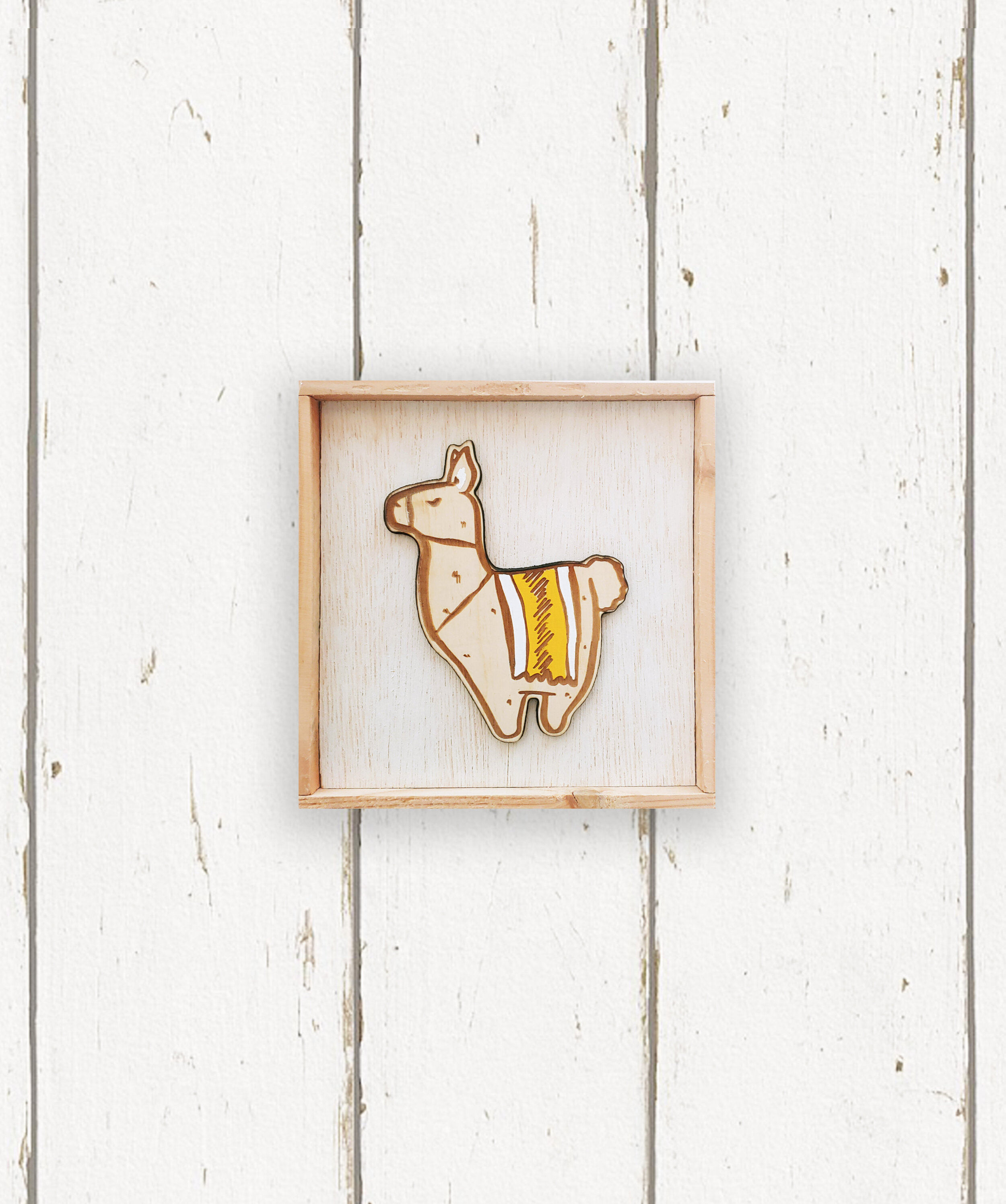 Wholesale + Hand Painted Llama Sign (Quantity of 6)