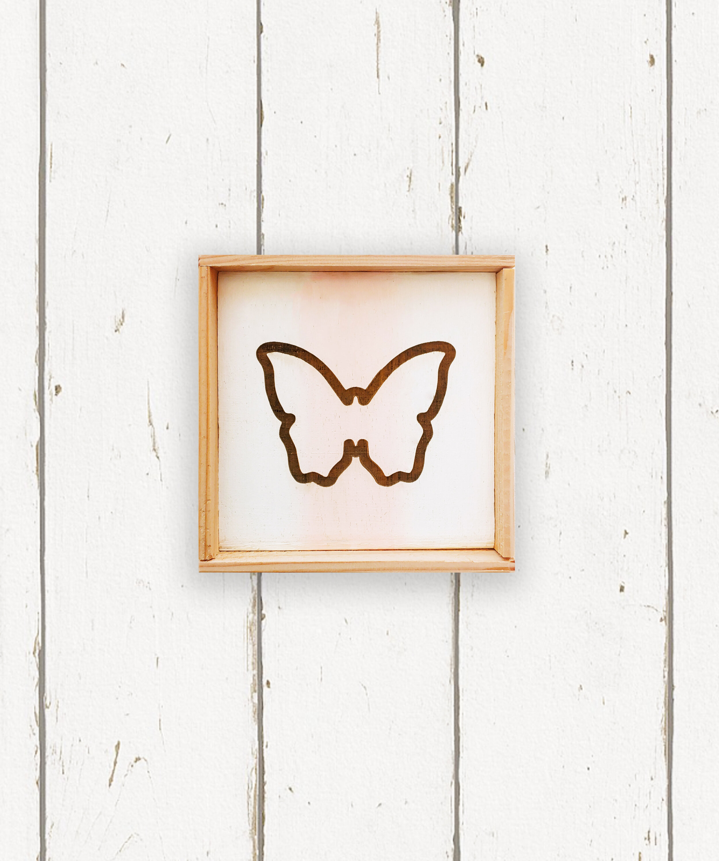 Wholesale + Pink Wild Butterfly Sign (Quantity of 6)