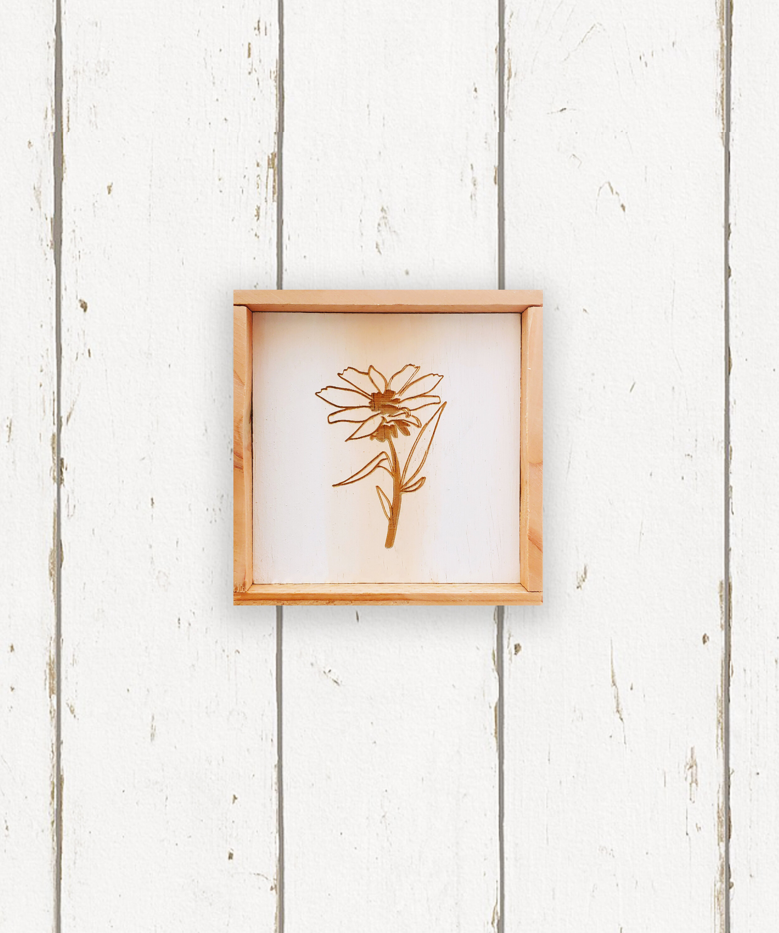Wholesale + Pink Wildflower Daisy Sign (Quantity of 6)