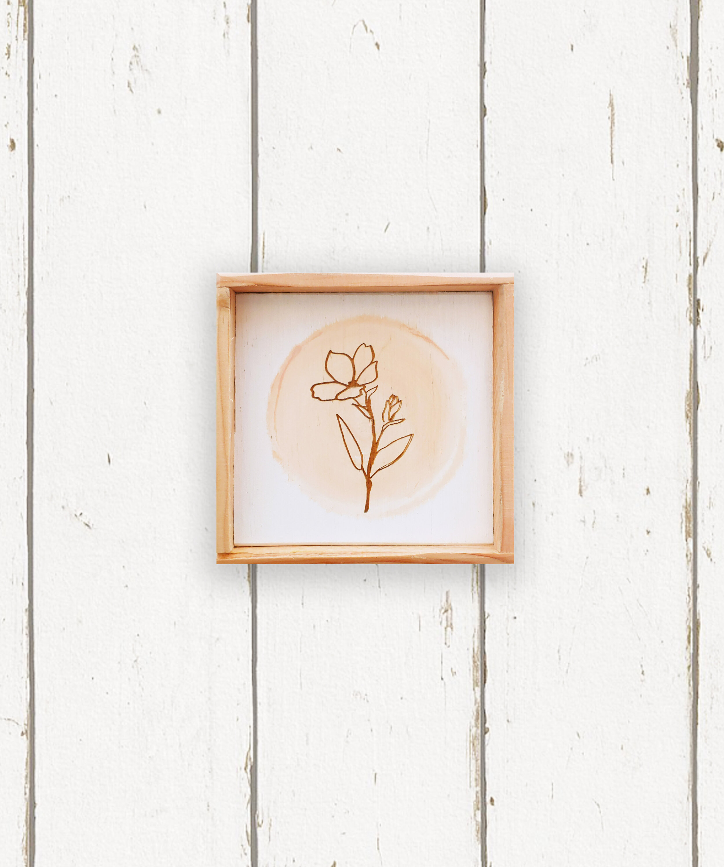 Wholesale + Pink Wildflower Sign (Quantity of 6)