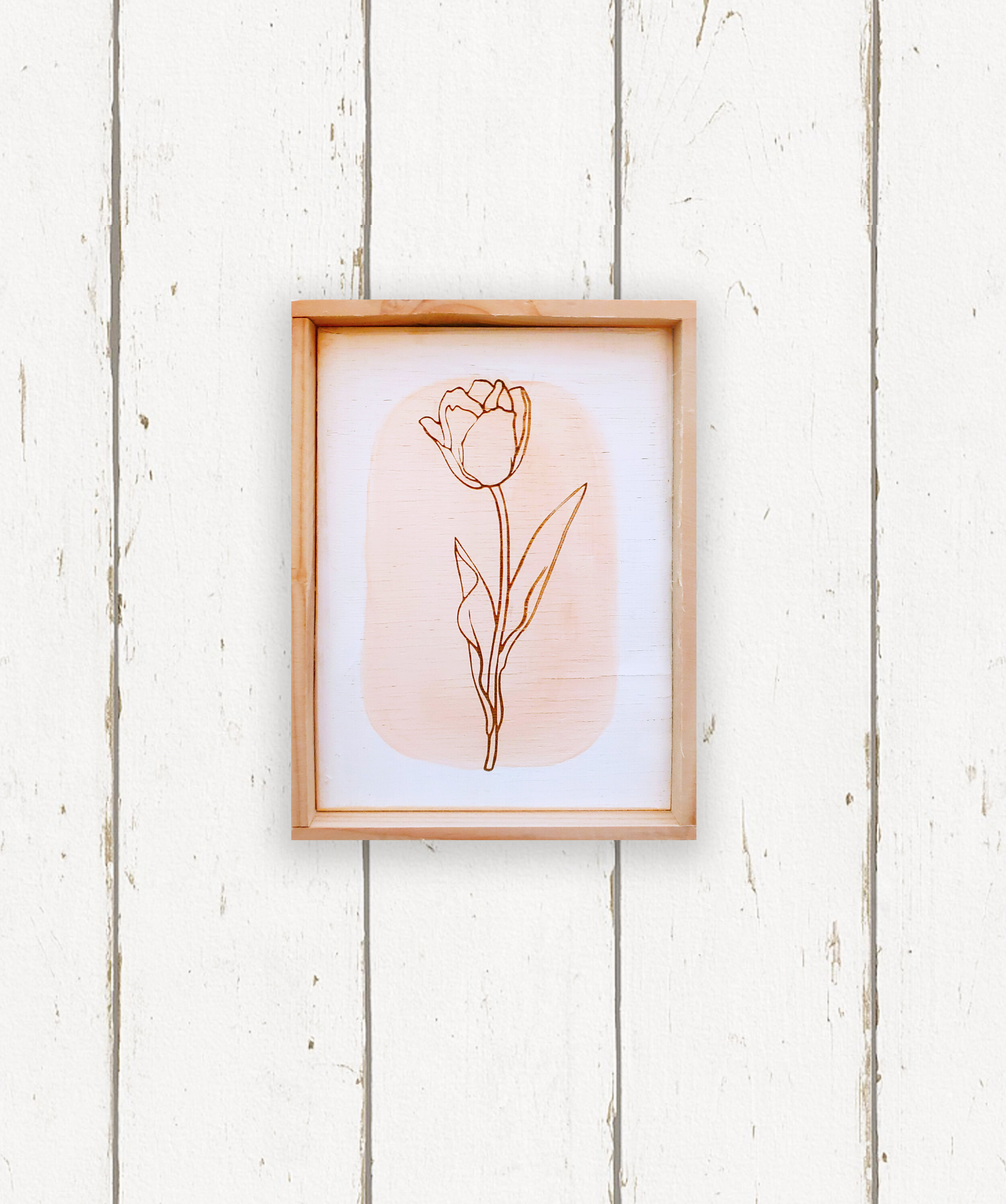 Wholesale + Pink Tulip Sign (Quantity of 6)