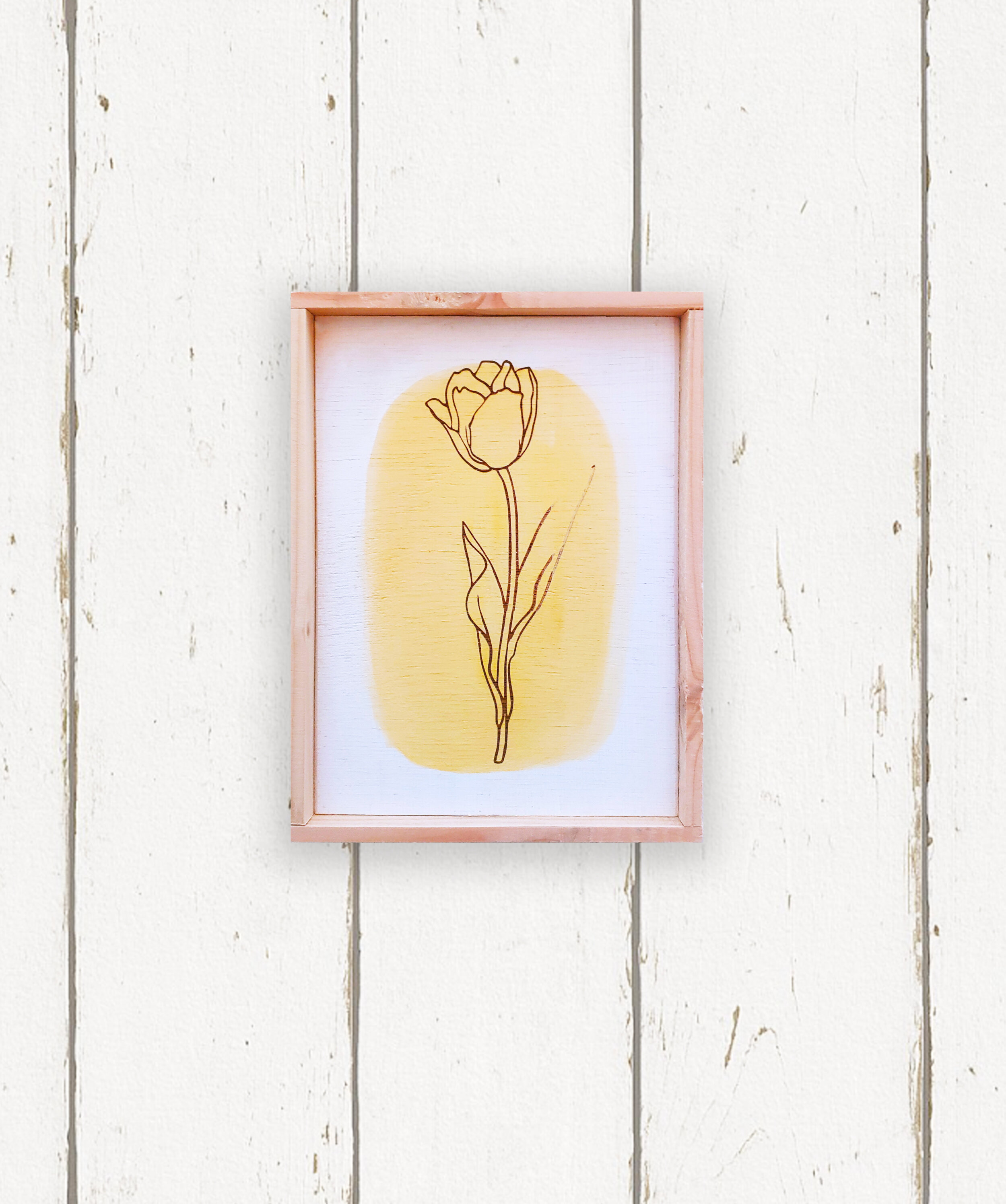 Wholesale + Yellow Tulip Sign (Quantity of 6)