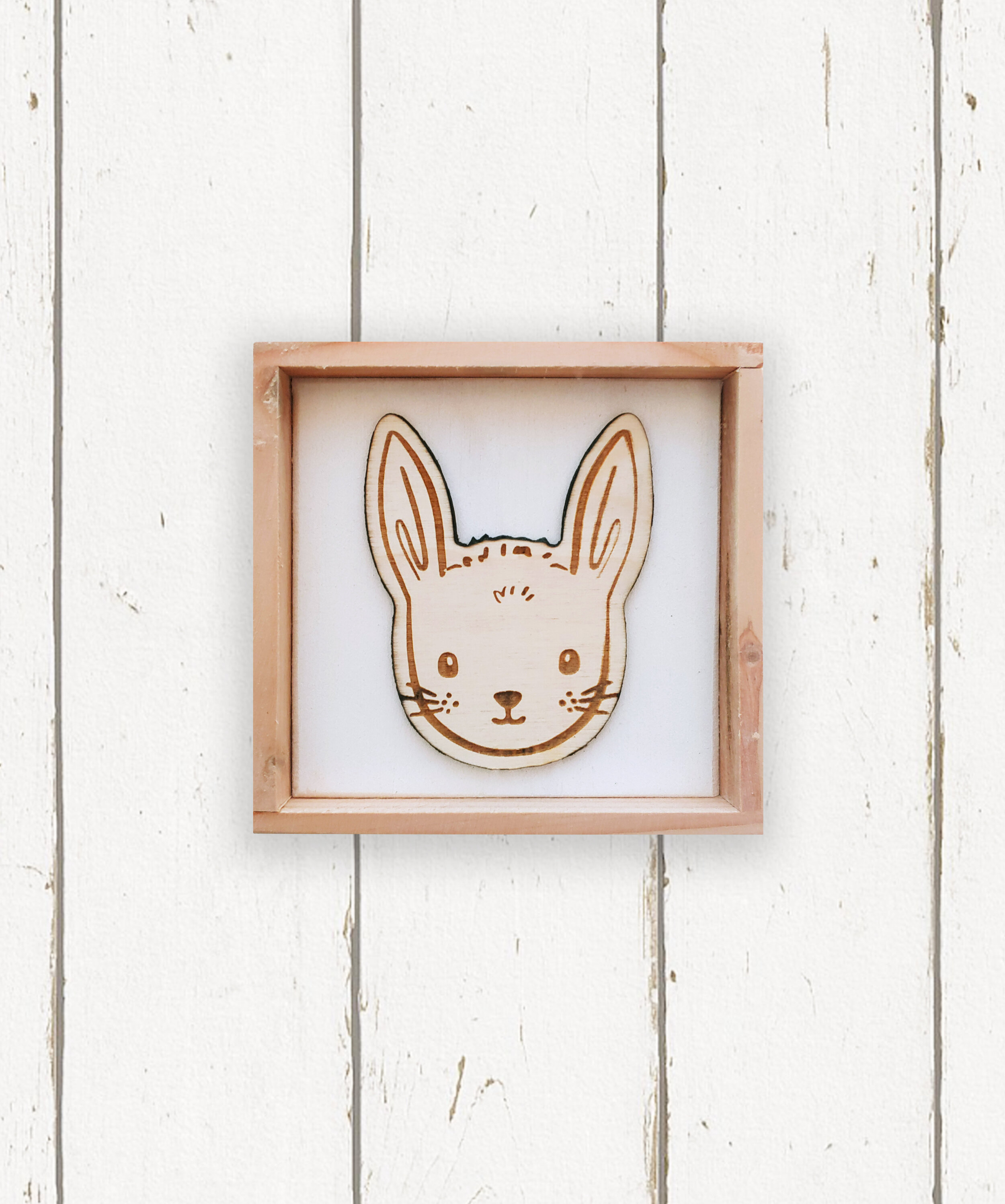 Wholesale + Wooden Easter Bunny Sign (Quantity of 6)