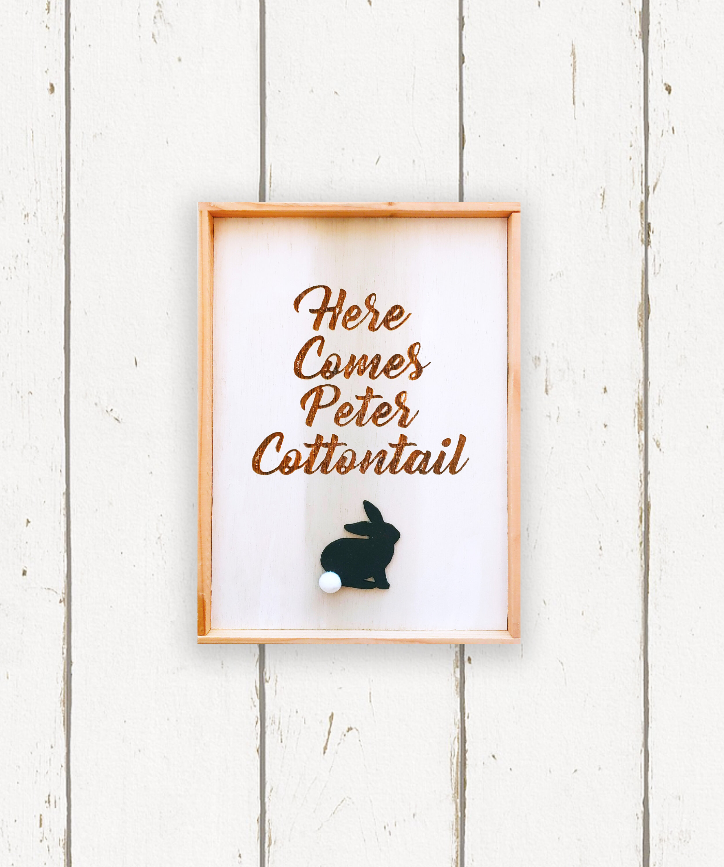 Wholesale + Here Comes Peter Cottontail Sign (Quantity of 5)