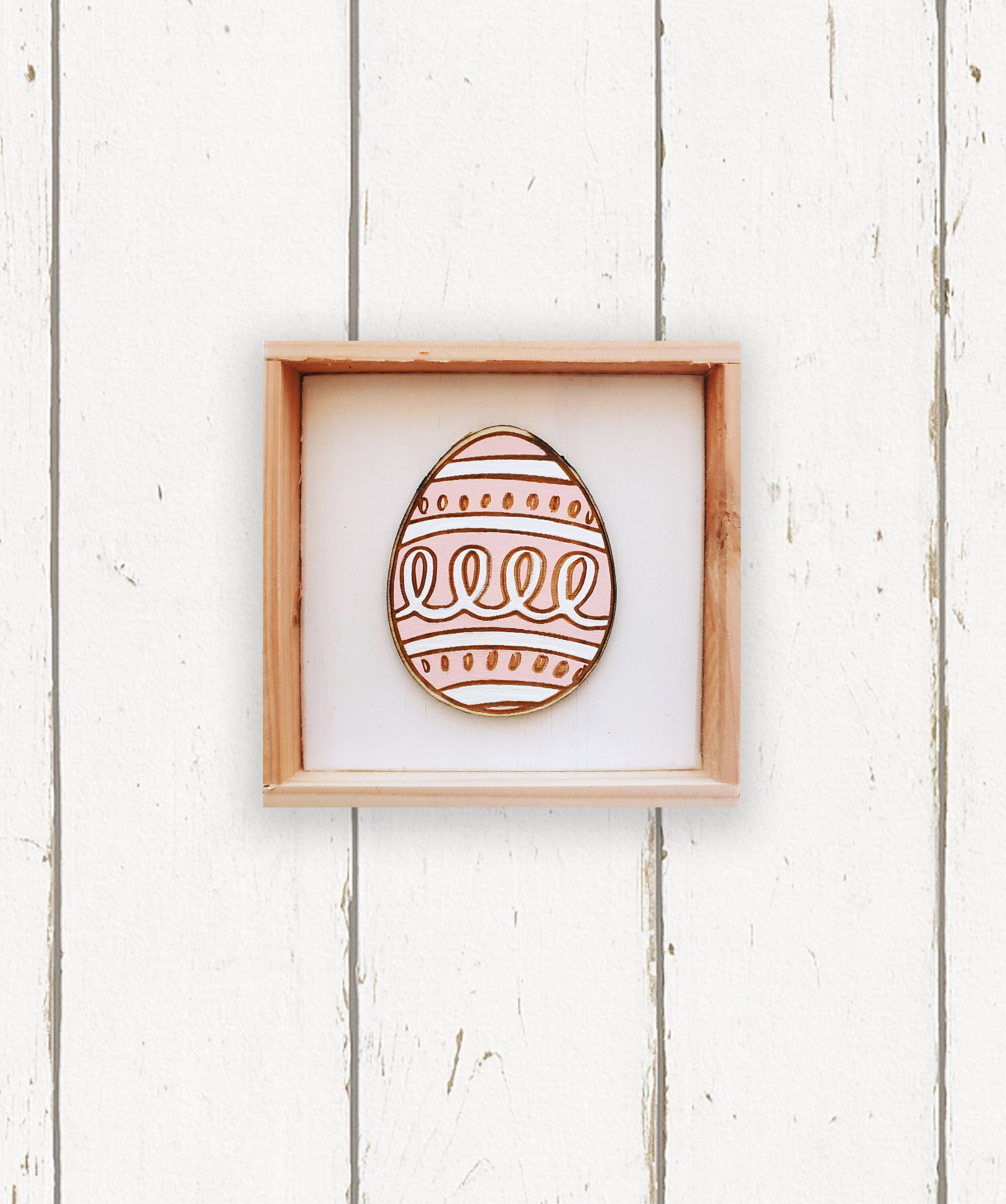Wholesale + Hand Painted Easter Egg Sign (Quantity of 6)