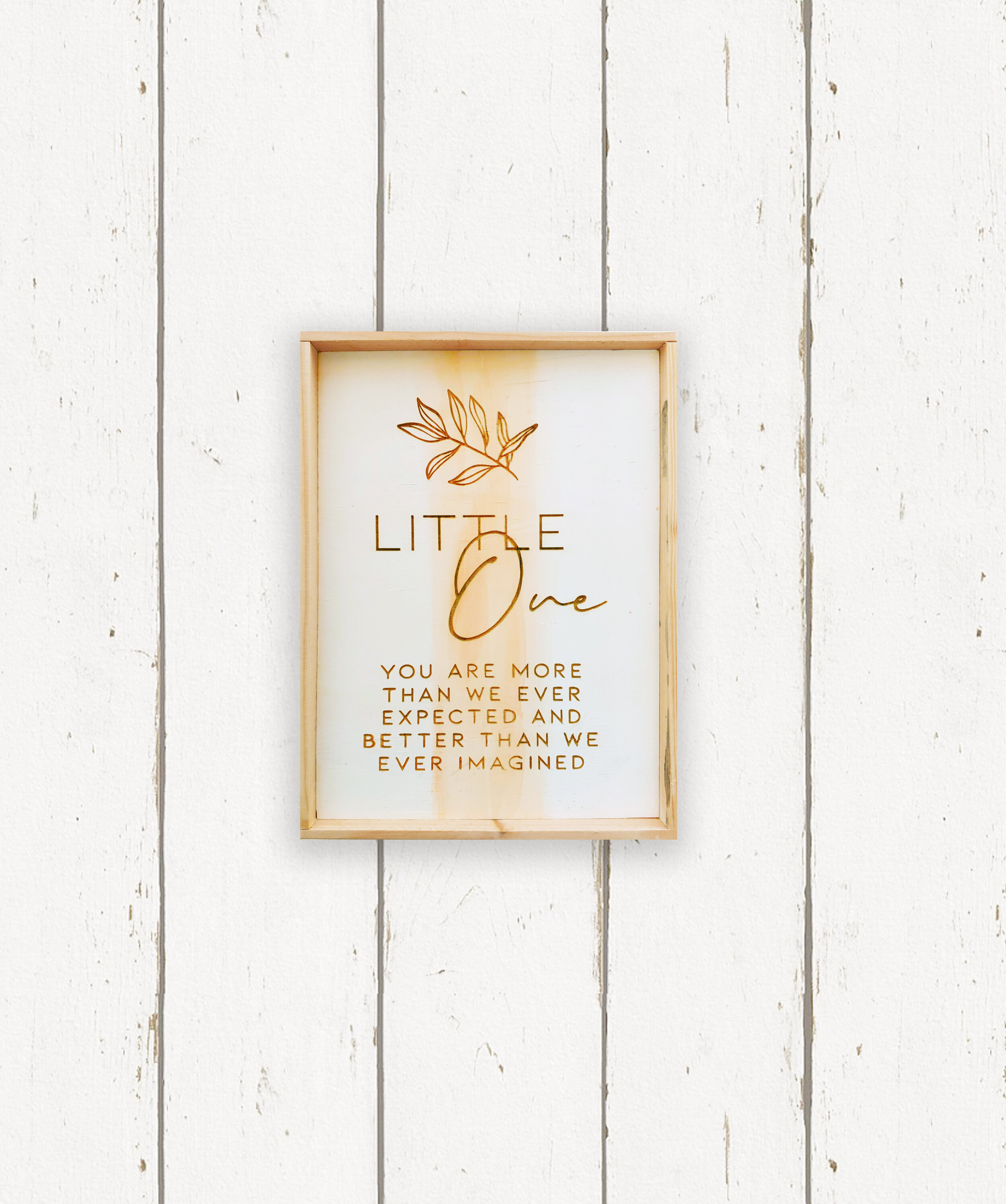 Wholesale + Little One Hand Painted Sign - Pink (Quantity of 5)