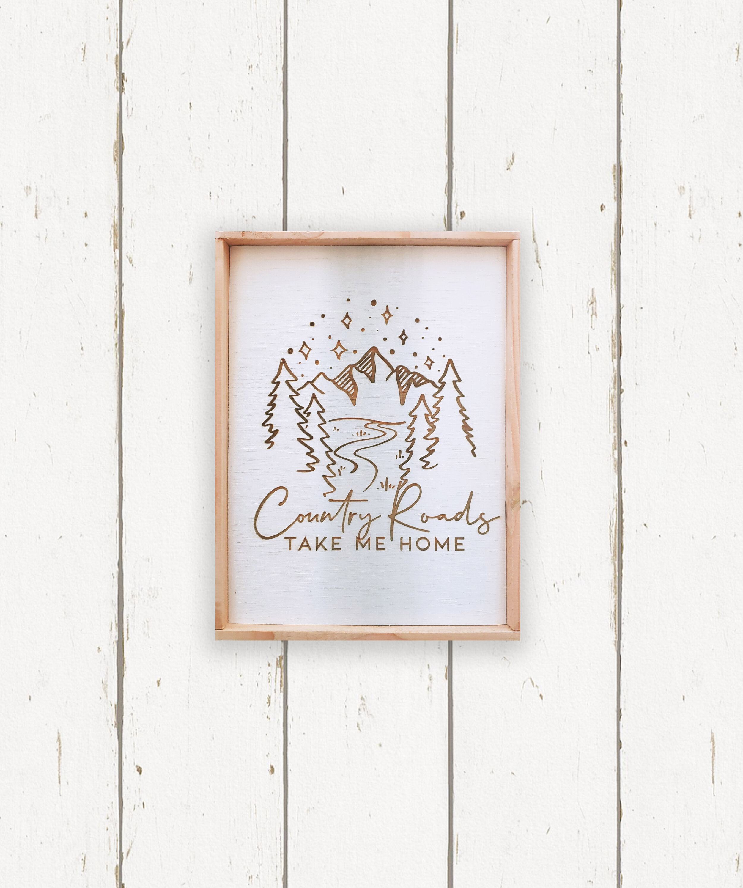 Wholesale + Country Roads Take Me Home - Hand Painted Sign