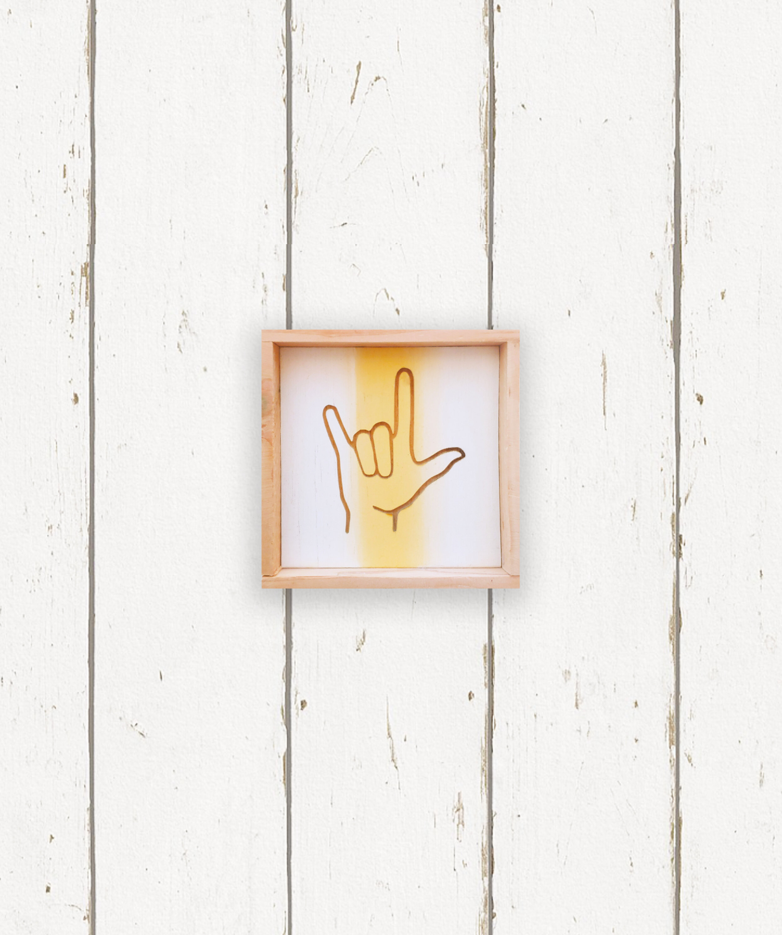 Wholesale + Sign Language - Love - Hand Painted Sign (Quantity of 6)