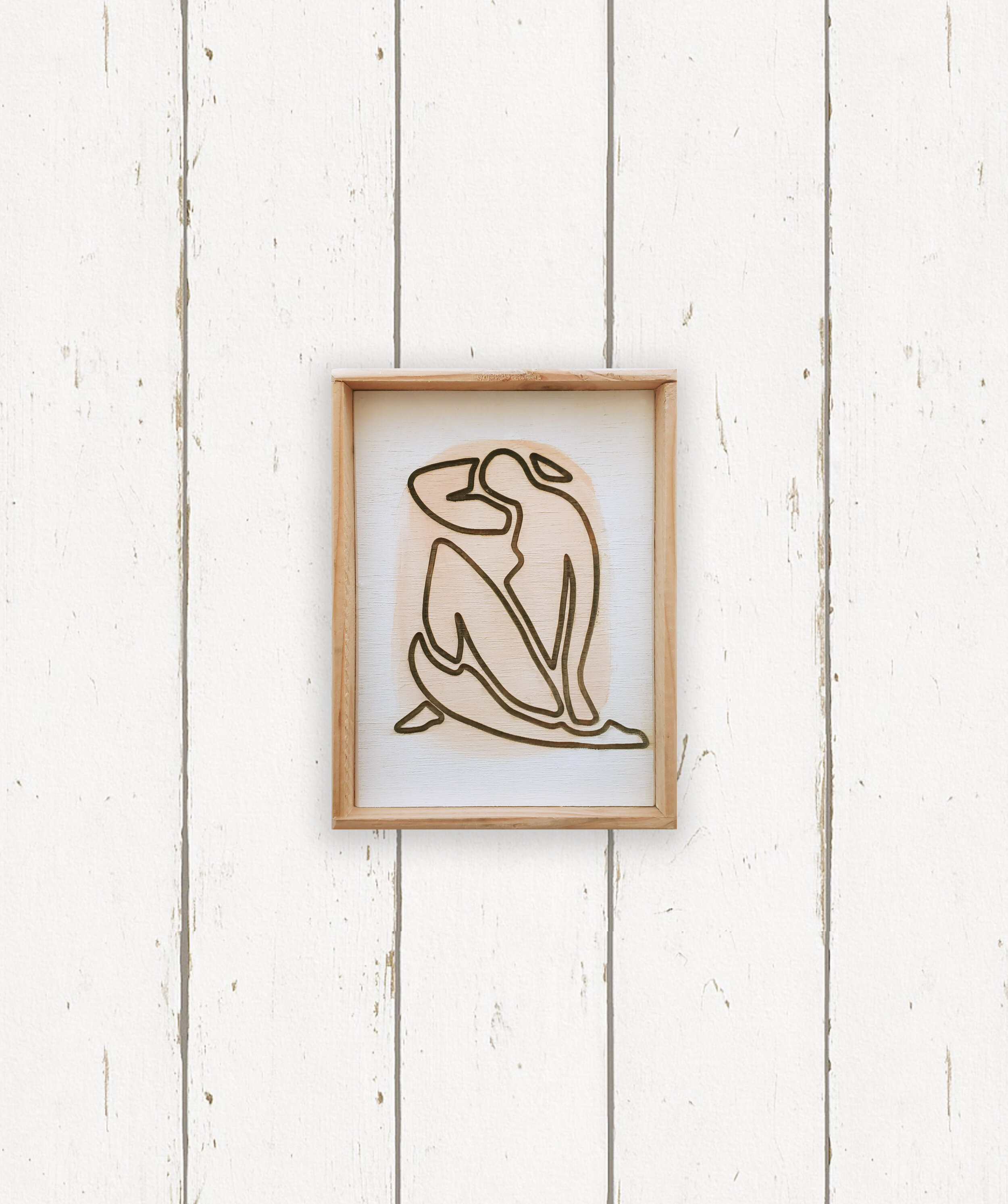Wholesale + Matisse Style Figure - Hand Painted Sign (Quantity of 6)