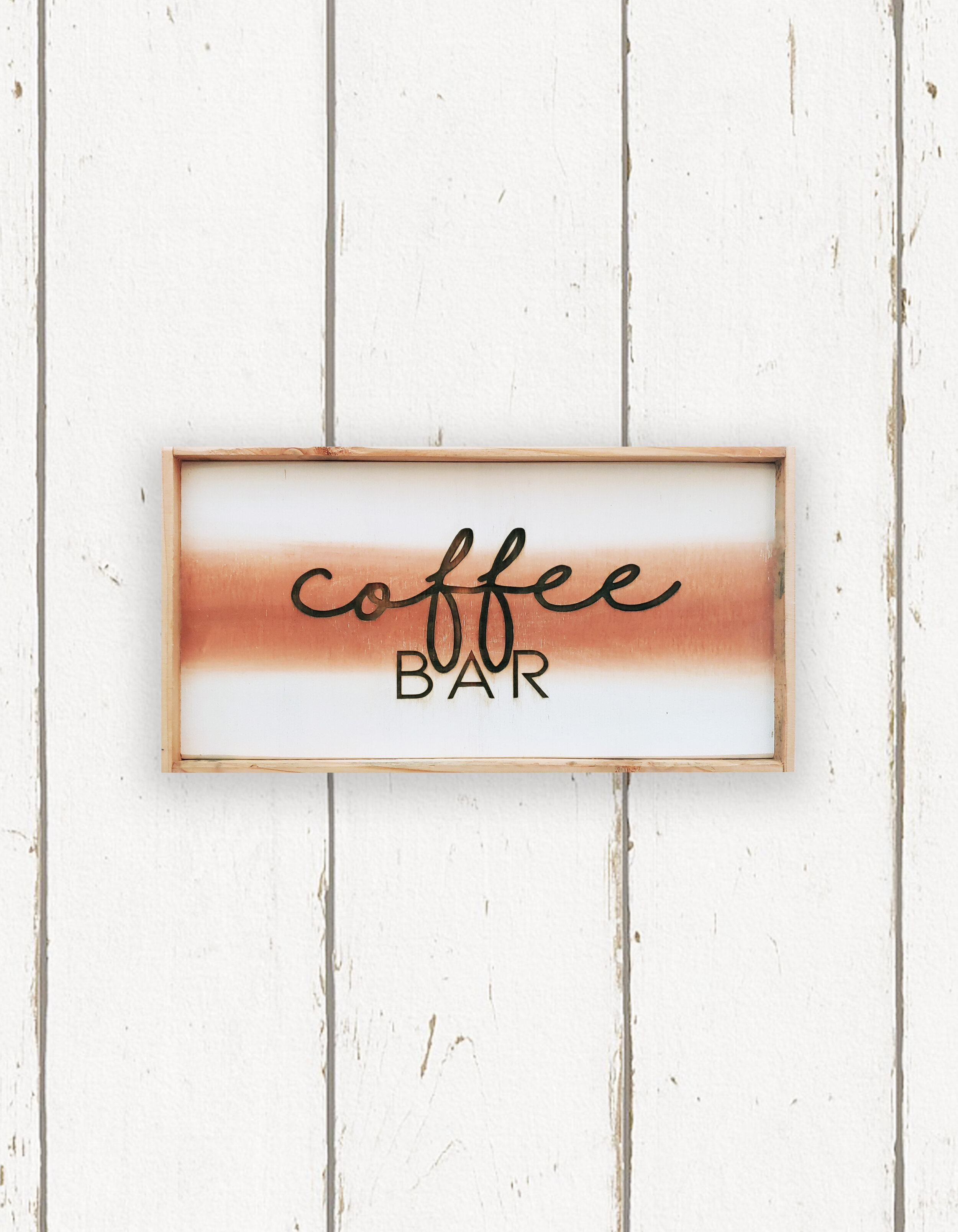 Wholesale + Coffee Bar - Hand Painted Wood Sign (Quantity of 5)