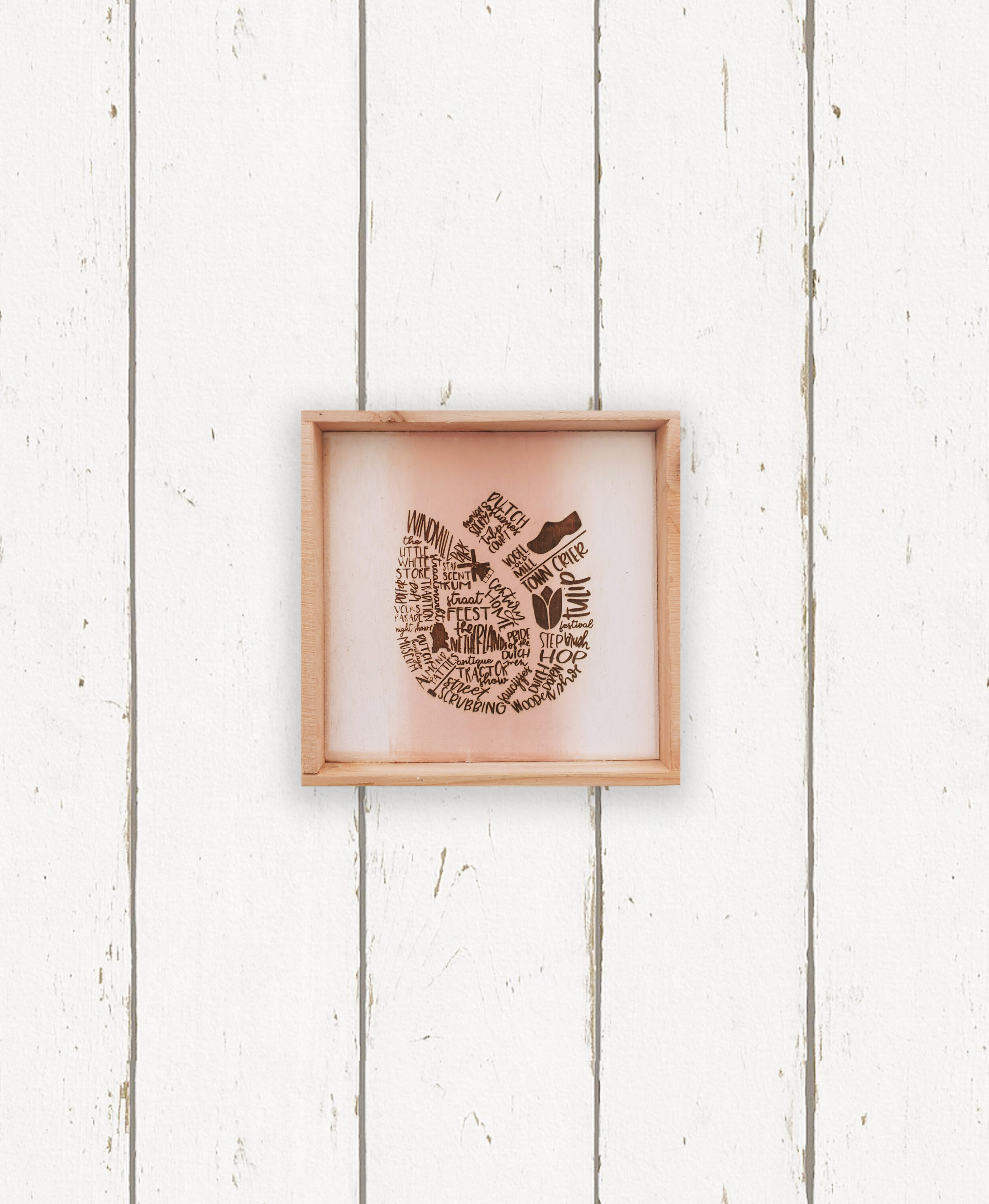 Wholesale + NDB Orange City Tulip Hand Painted Sign (Quantity of 6)