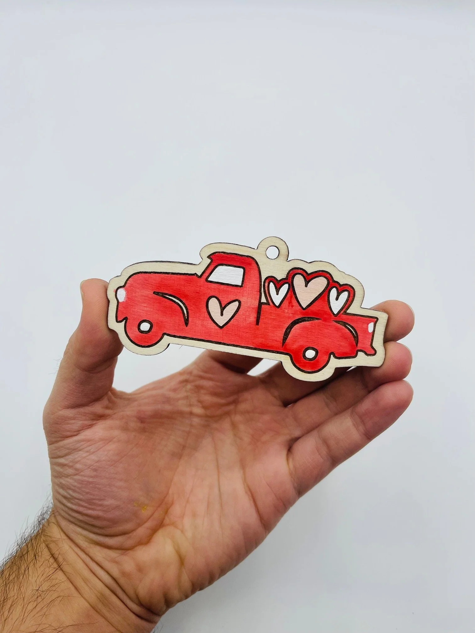 DIY Painting Kit - Vintage Valentine's Pick Up Truck