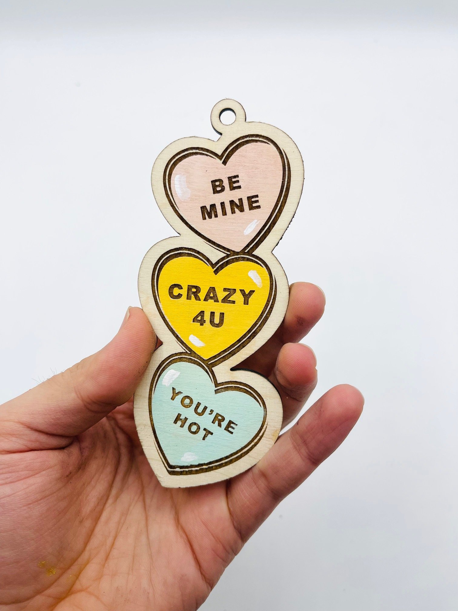 DIY Painting Kit - Stacked Valentines Conversation Hearts