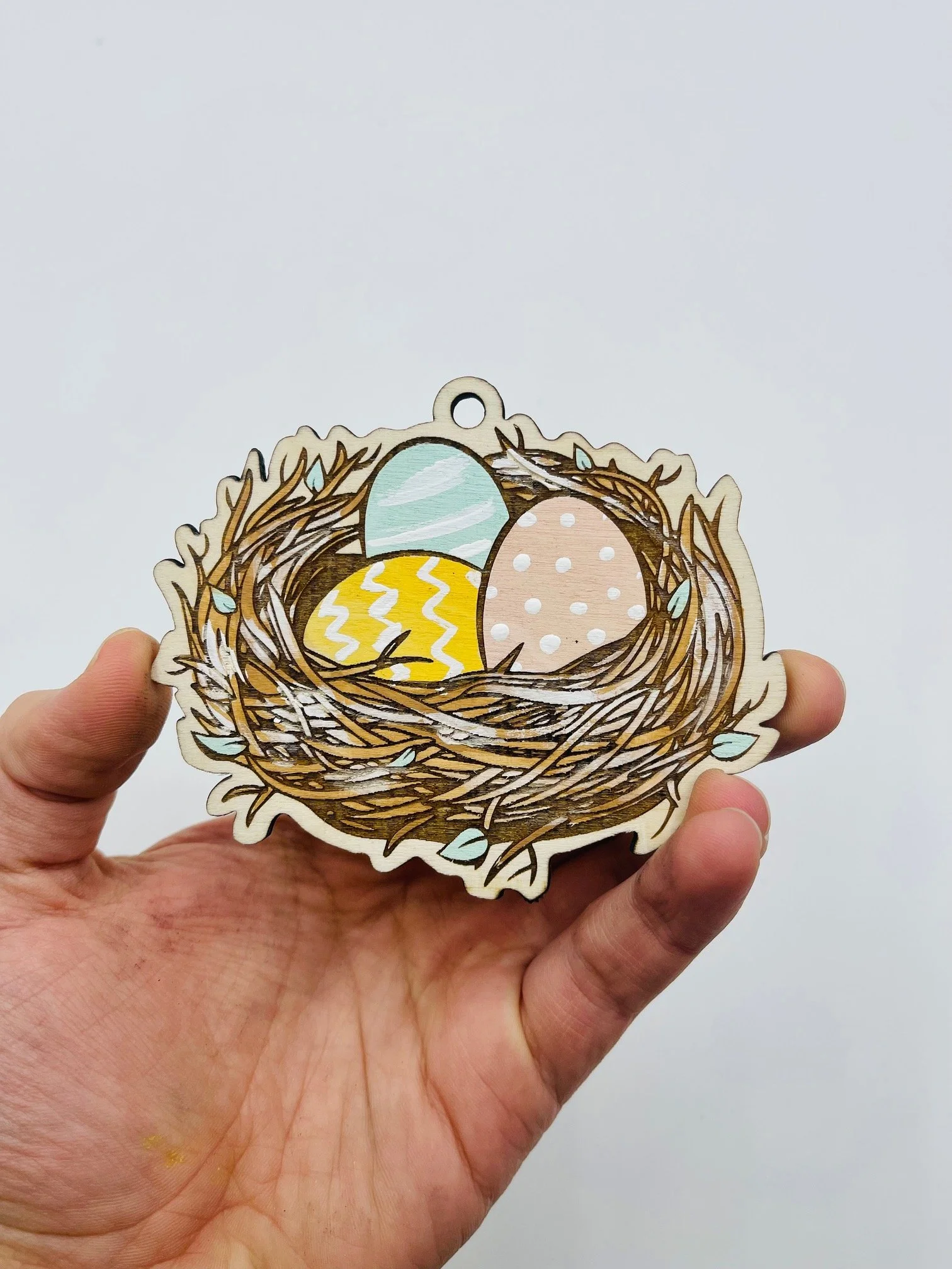 DIY Painting Kit - Nest Full of Easter eggs