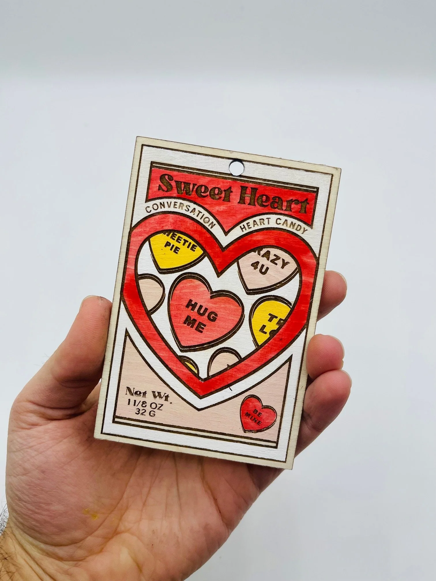 DIY Painting Kit - Valentines Conversation Heart Box