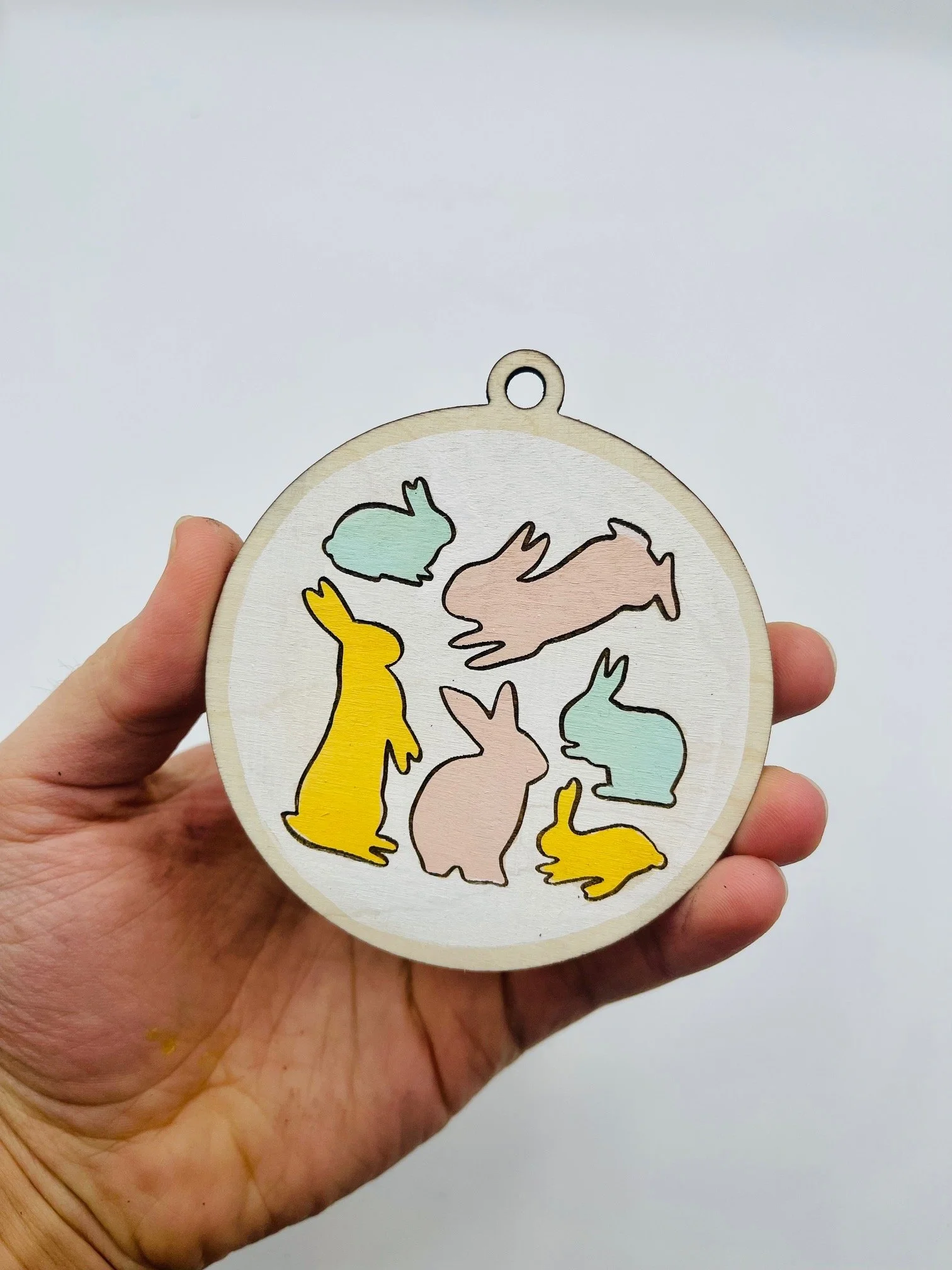 DIY Painting Kit - Pastel Easter Bunnies