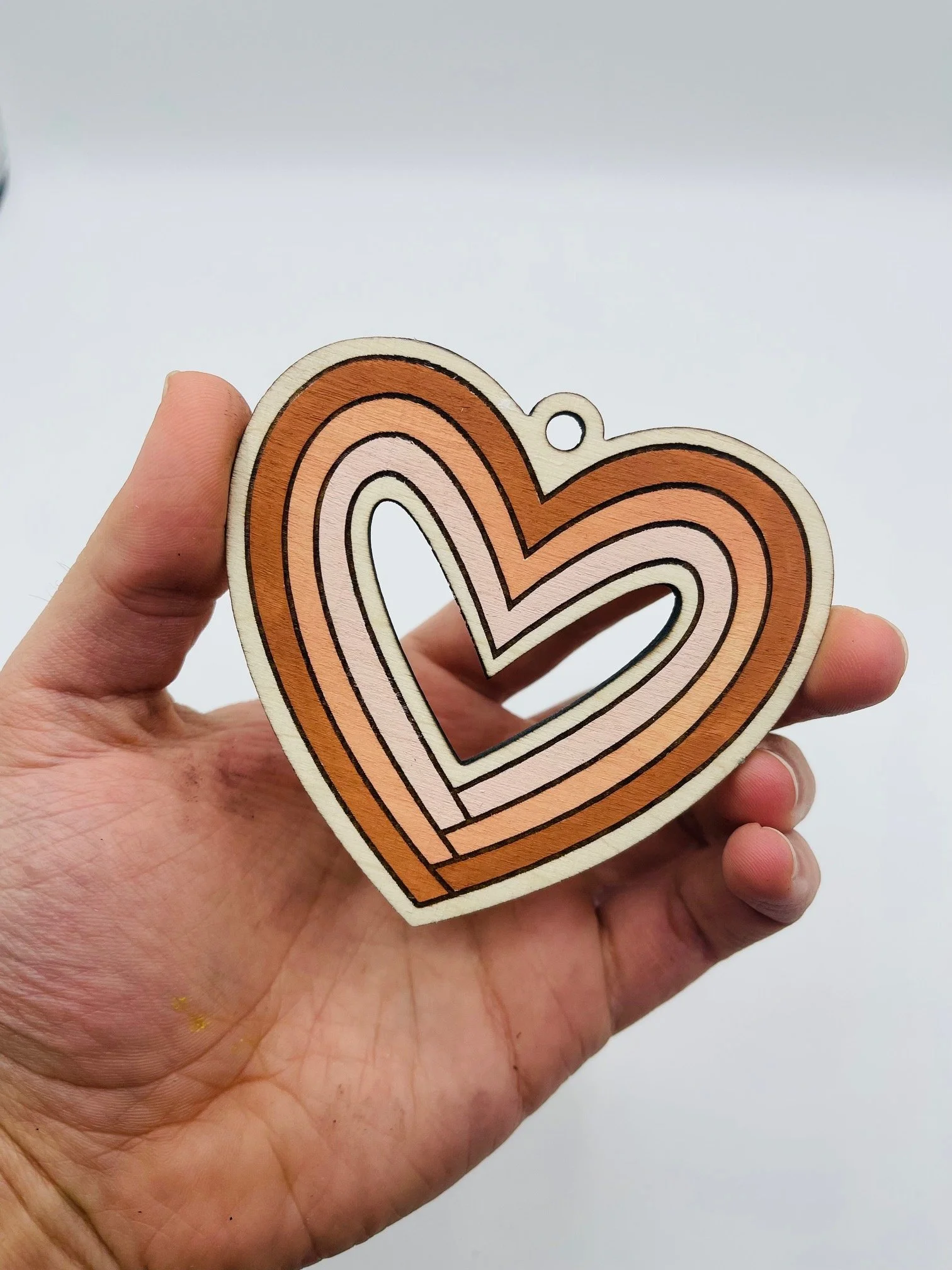 DIY Painting Kit - Boho Striped Heart