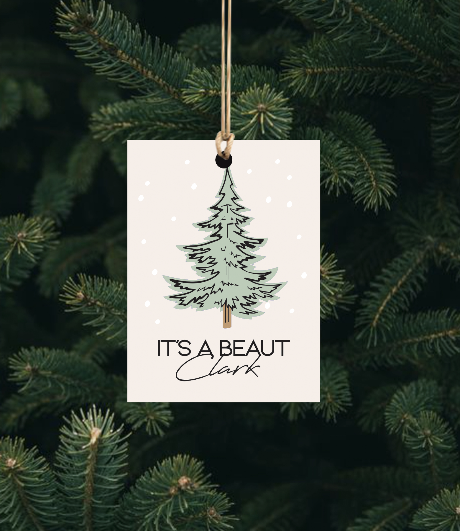 Wholesale + It's A Beaut Clark - Griswold's Christmas Vacation - Handmade Wood Ornament (Quantity 10)