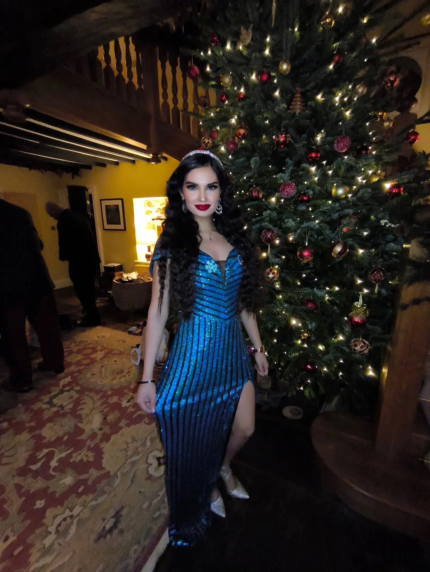 🎄❄️ A beautiful Christmas party to have sung at...🤶🏽☃️