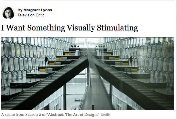 'Abstract' recommendation from New York Times