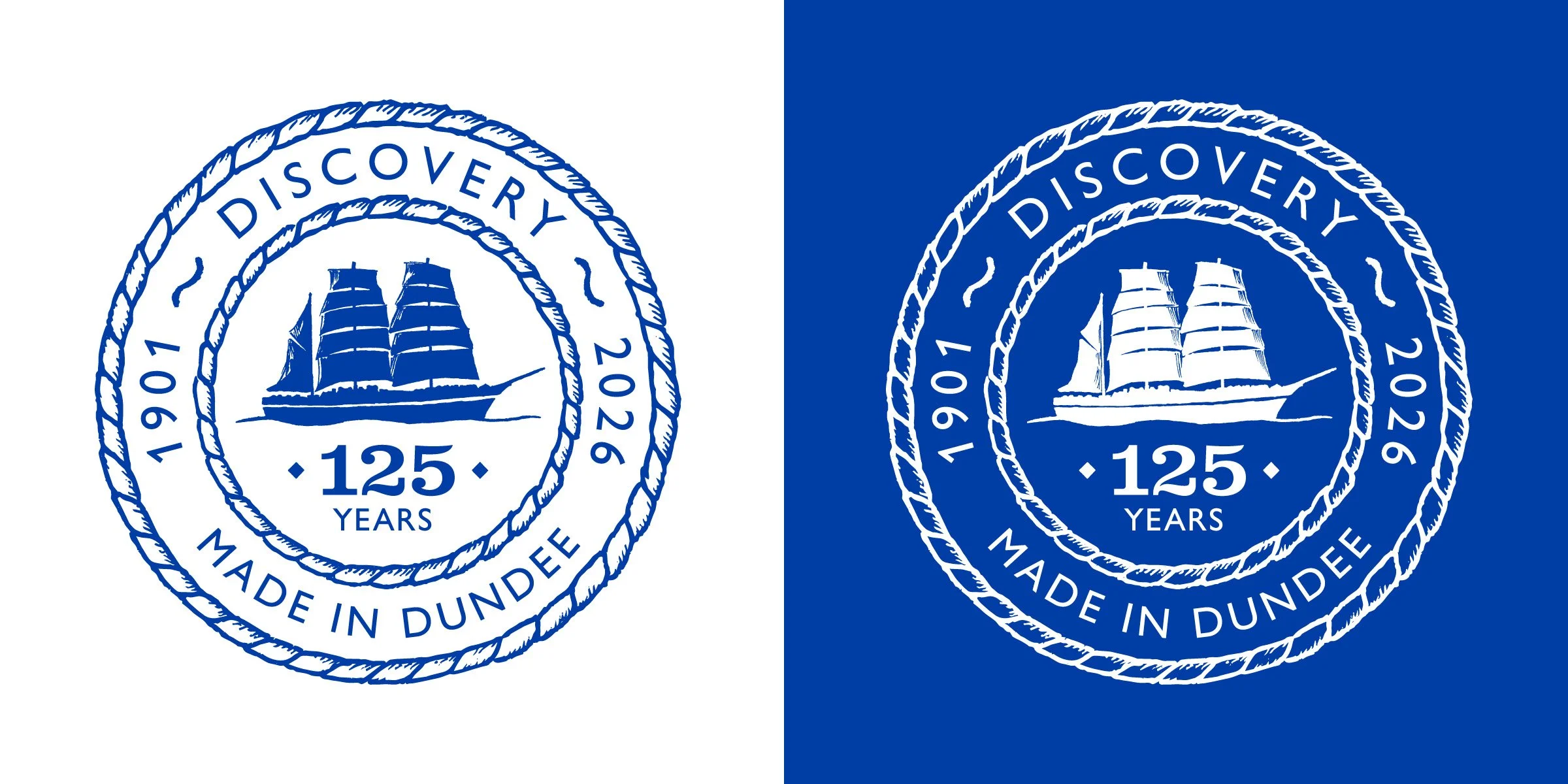 Final versions of the anniversary logo