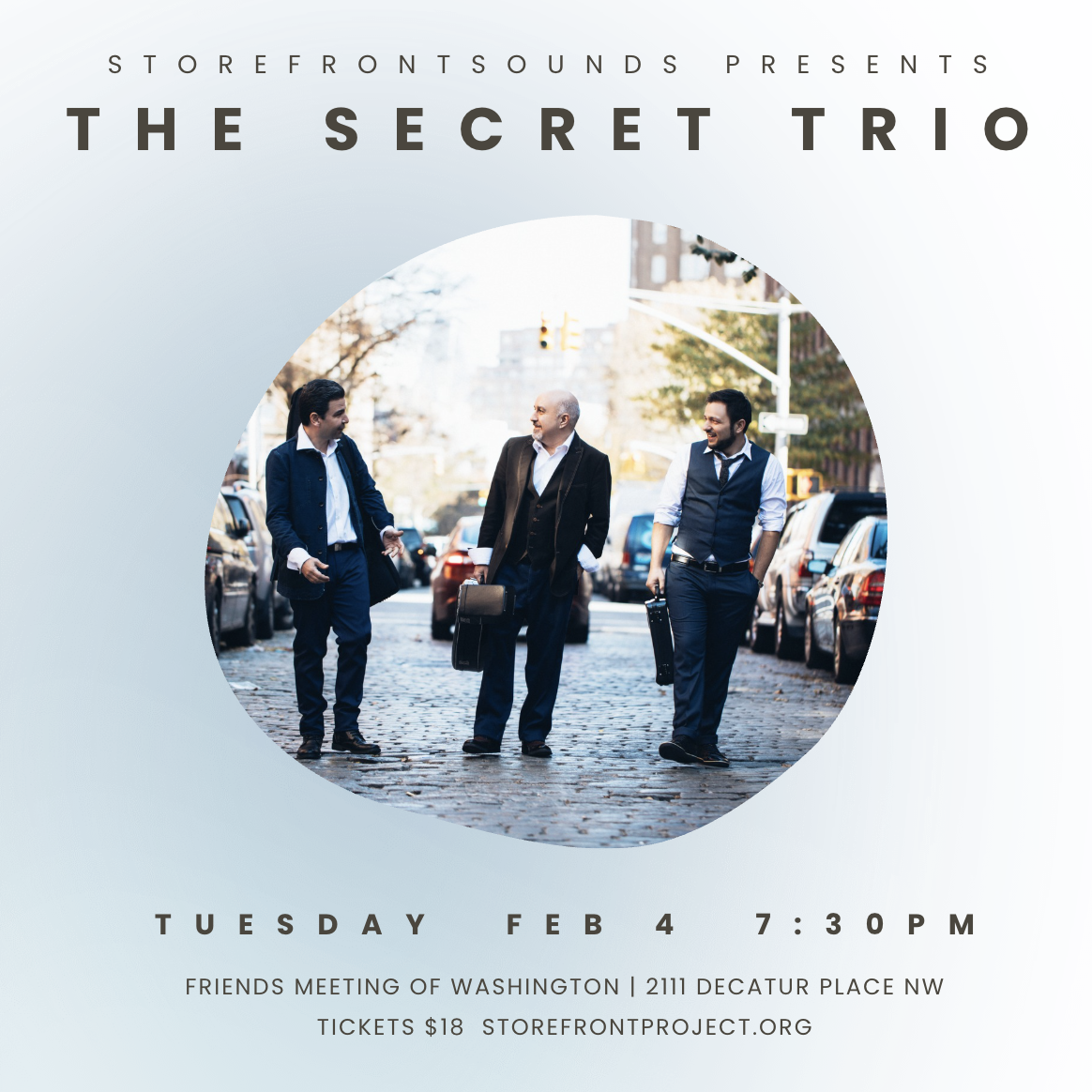 Storefront Sounds presents THE SECRET TRIO