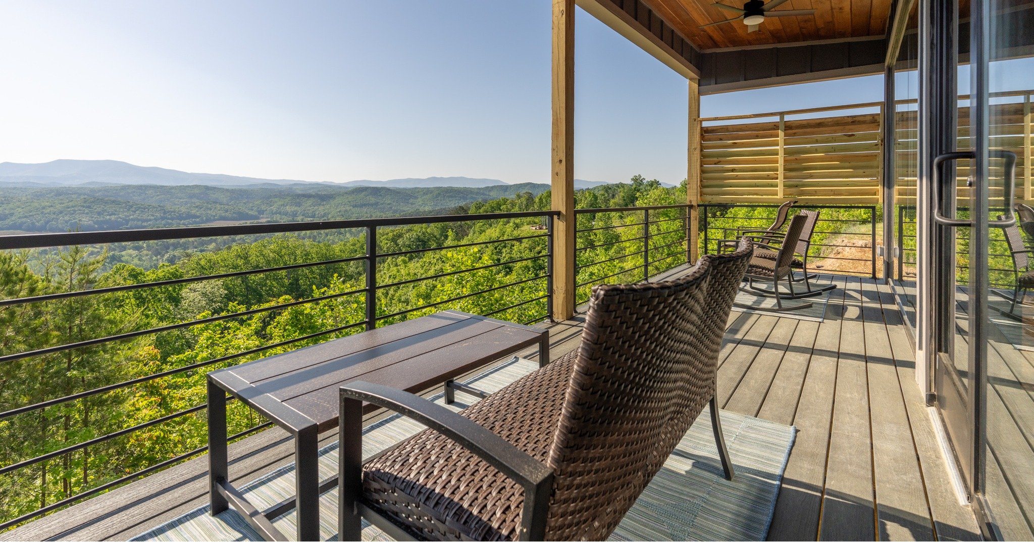 We planned your fall weekend for you. 🍂

FRI &mdash; Check in, cook dinner in your full kitchen, hot tub under the stars.
SAT &mdash; Coffee on the deck, drive the Ocoee Scenic Byway, back by sunset.
SUN &mdash; Sleep in. Seriously.

Grab a weekend 