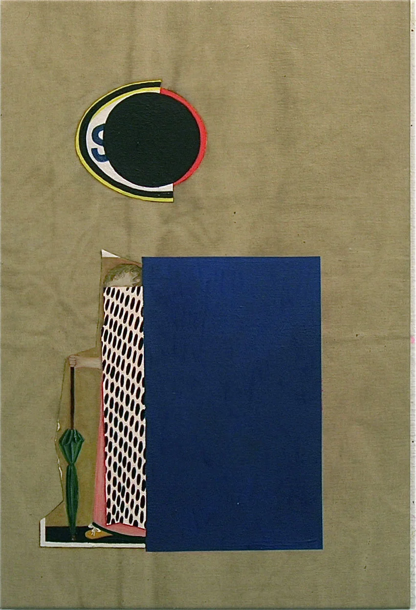Step Out/Black Circle, Blue Rectangle