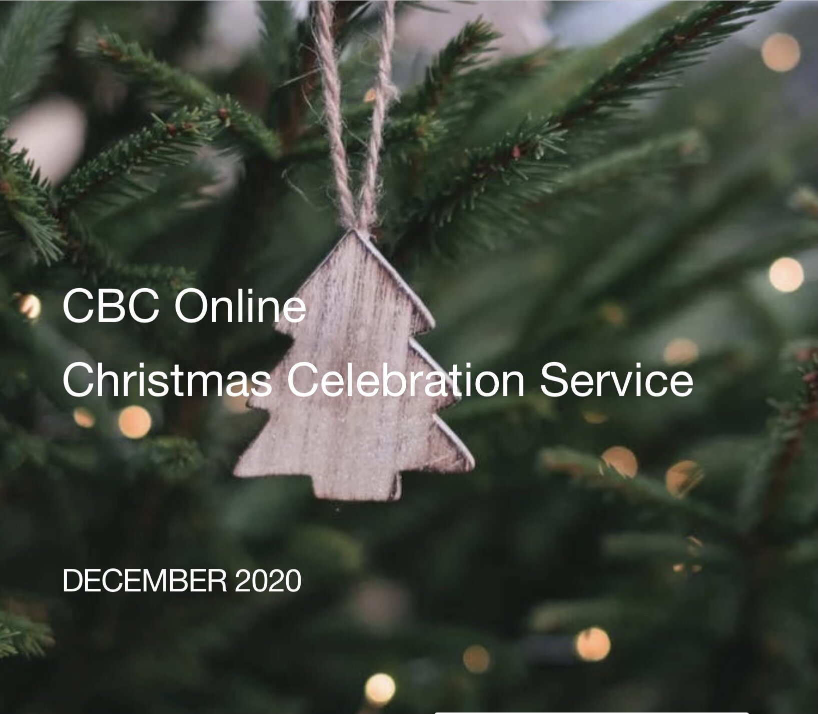 Christmas Online Celebration Service